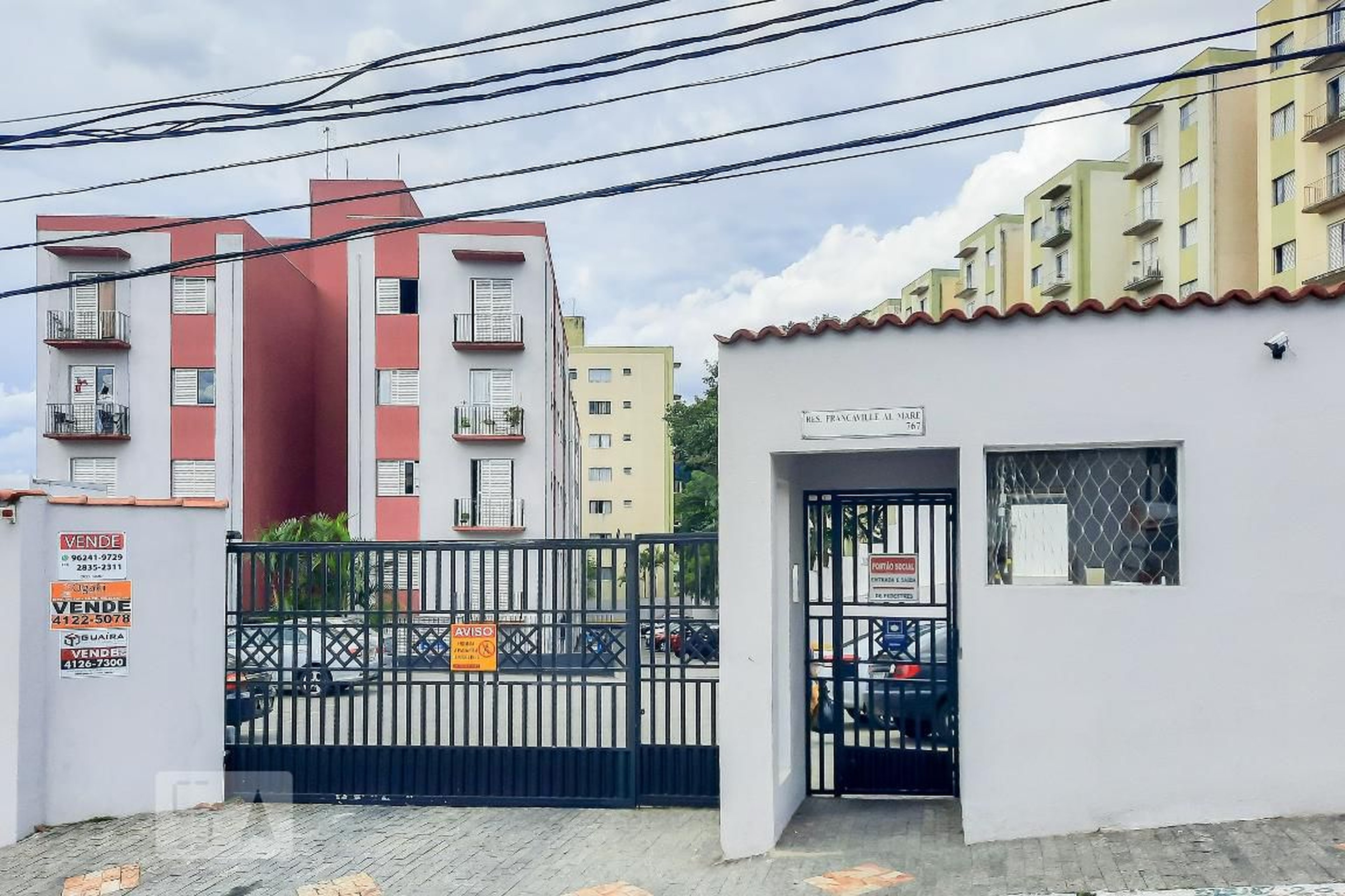 Fachada do Condomínio Residencial Fracaville Mare