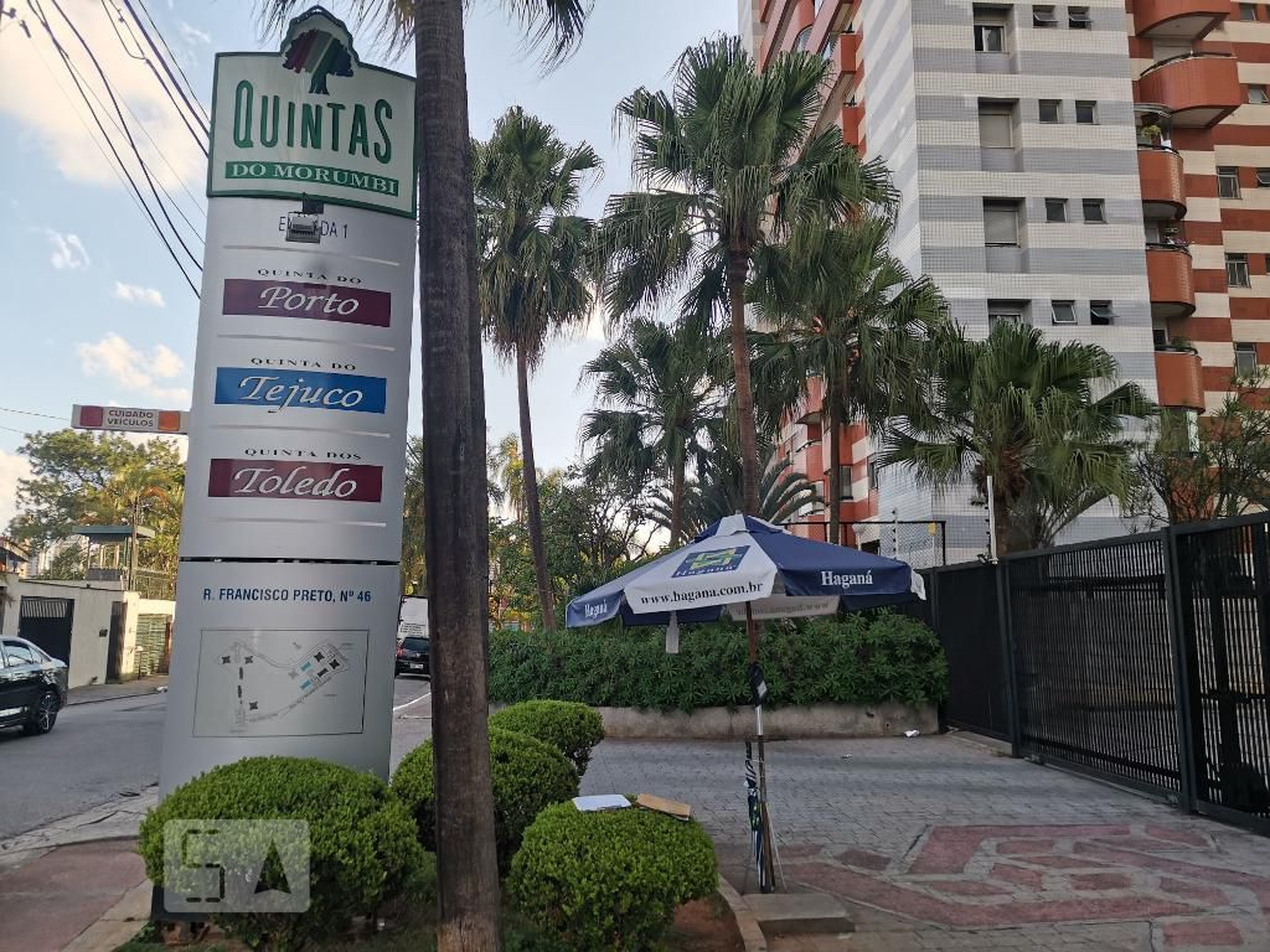 Fachada do Condomínio Condomínio Quintas do Morumbi