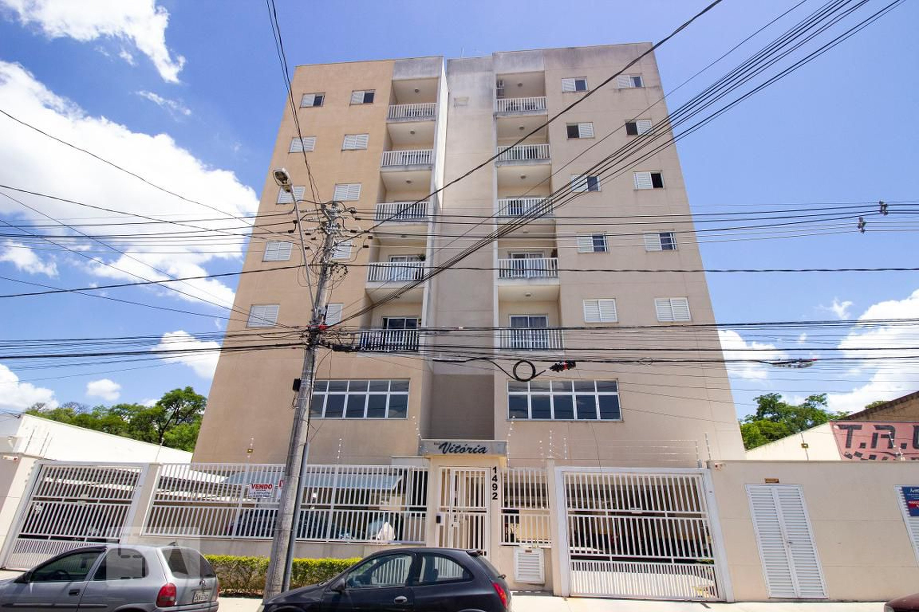 Fachada do Condomínio Residencial Vitória