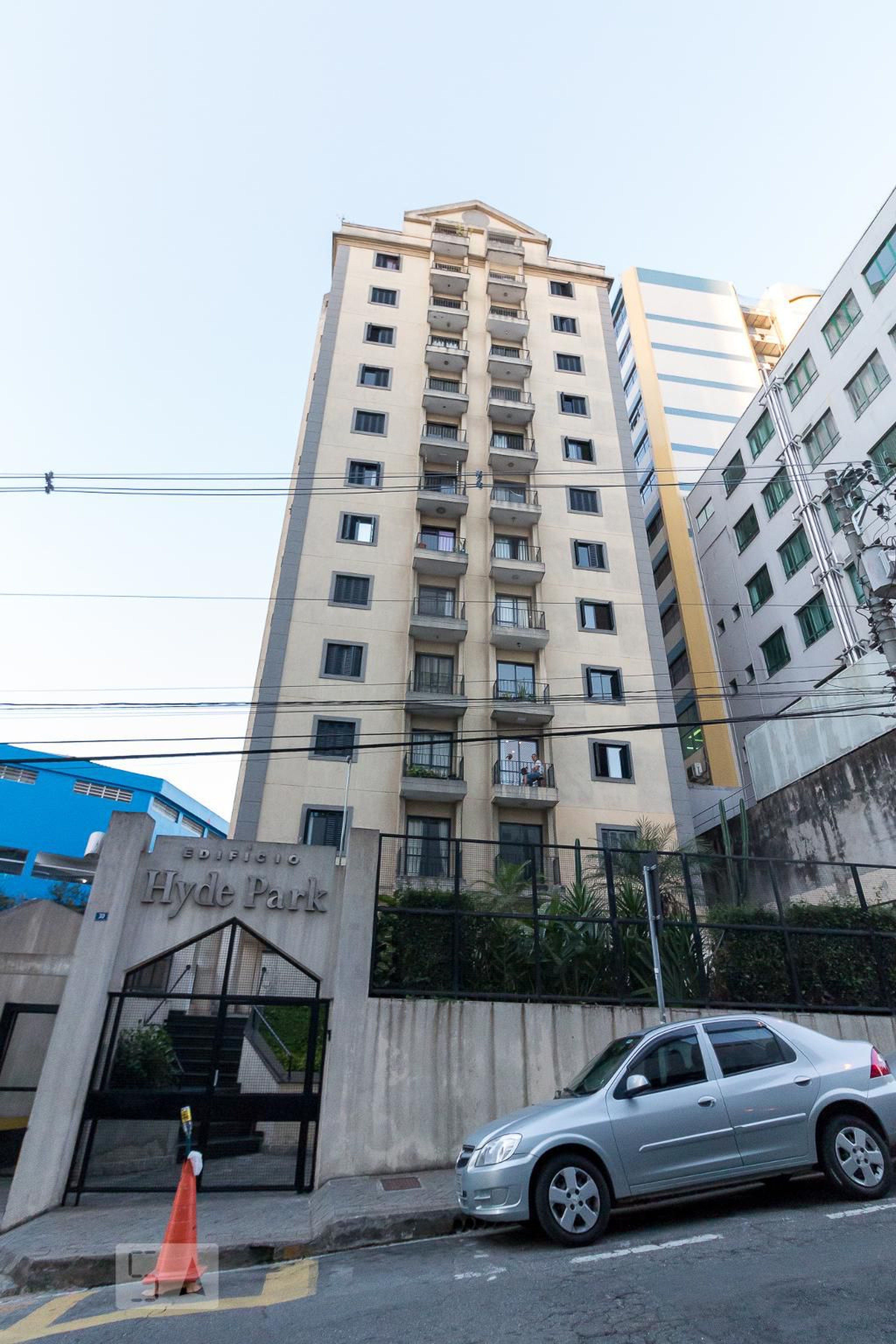 Fachada do condomínio Edifício Hyde Park