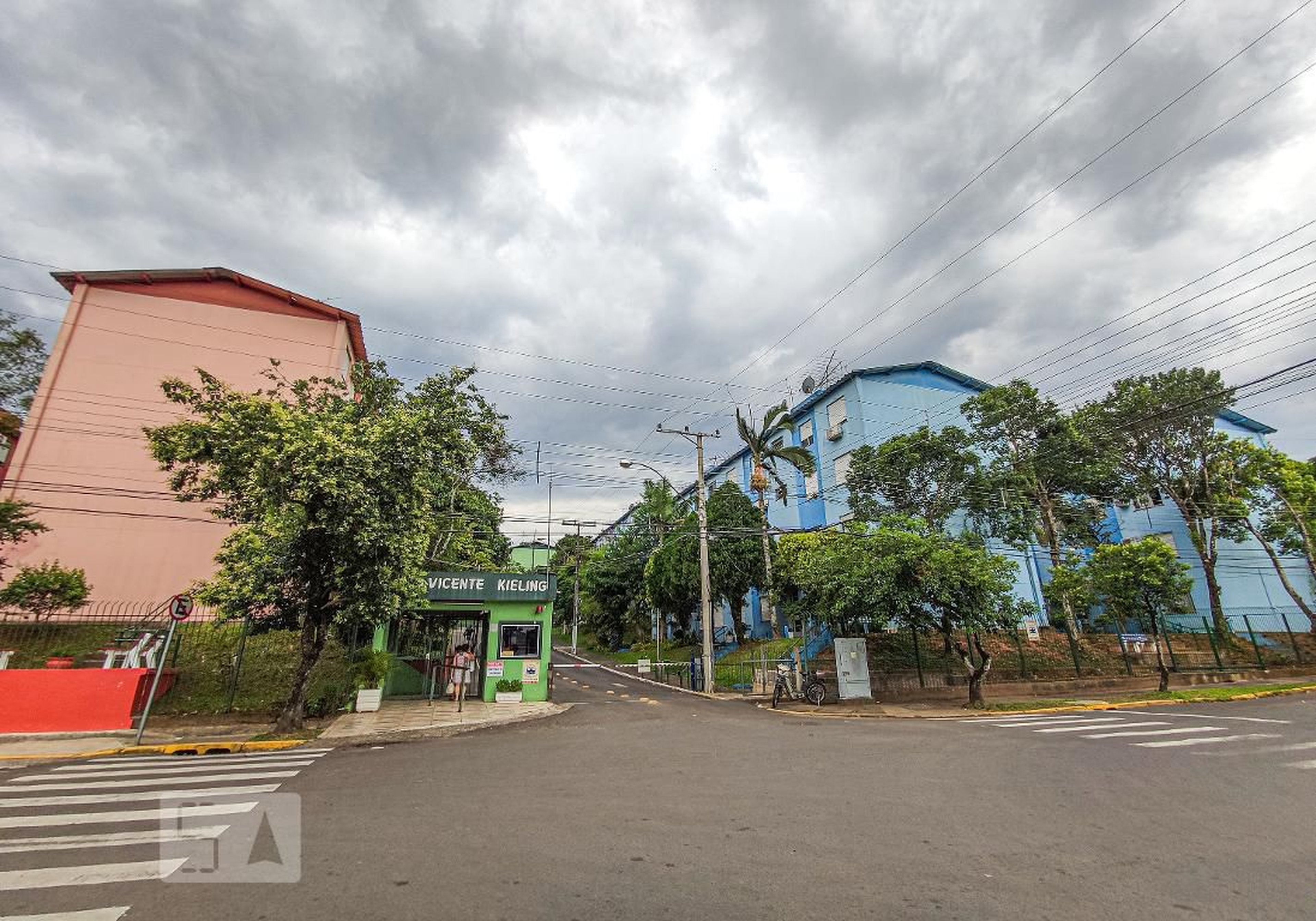 Fachada do Condomínio Condomínio em Rua Beno Hugo Hack, 100