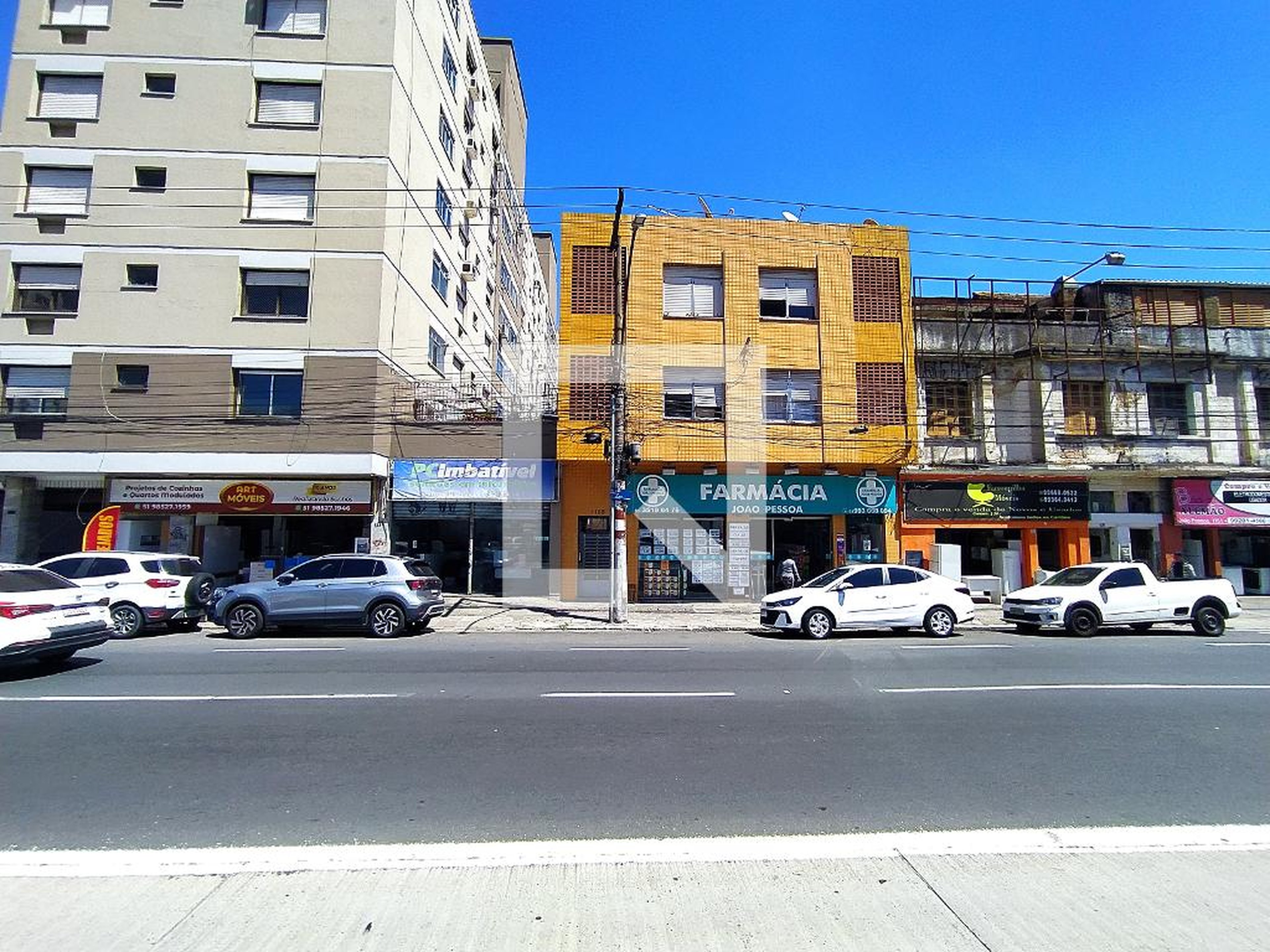 Fachada Condomínio em Avenida João Pessoa, 1165