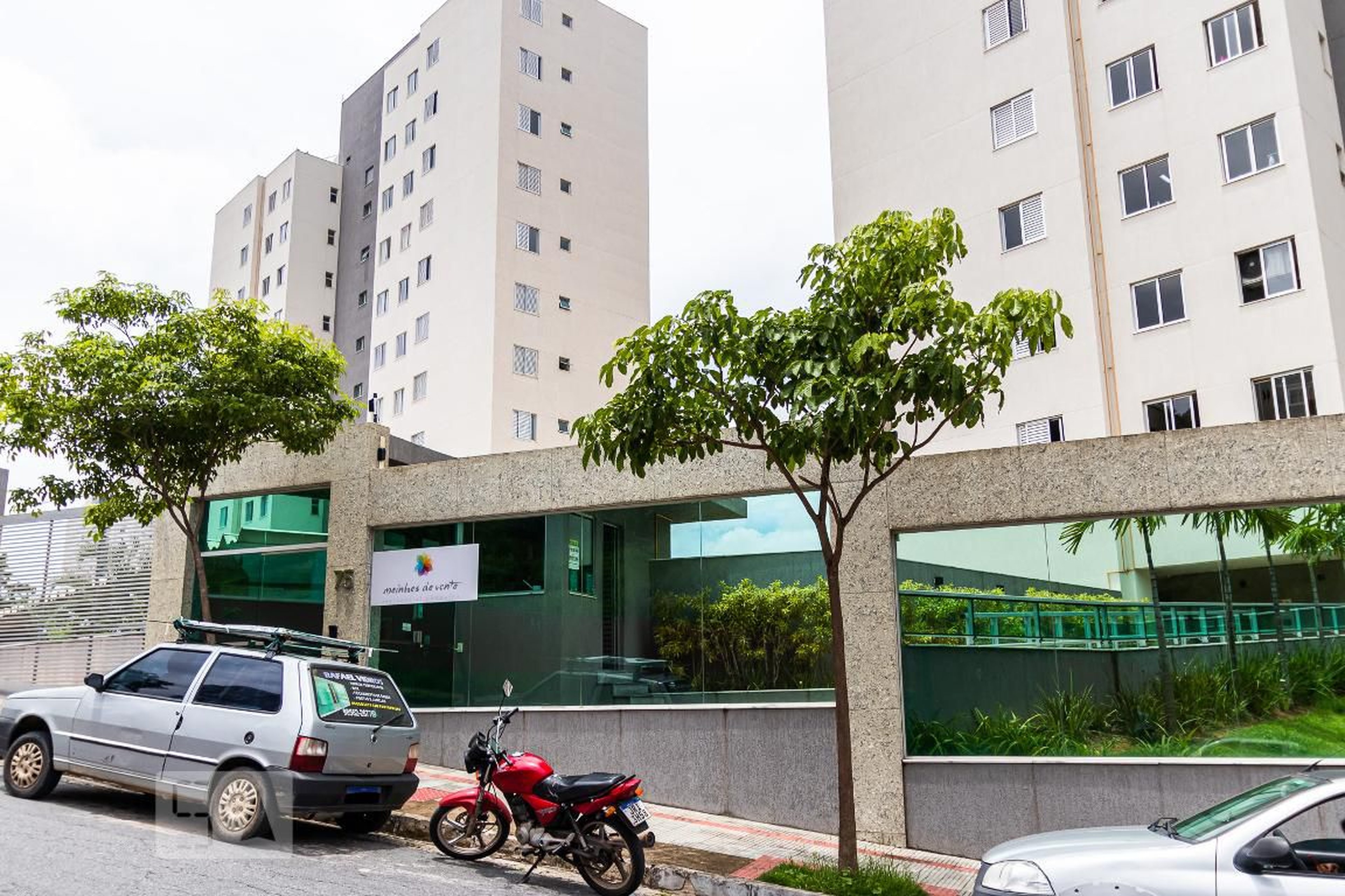 Fachada do Condomínio Residencial Moinhos do Ventos