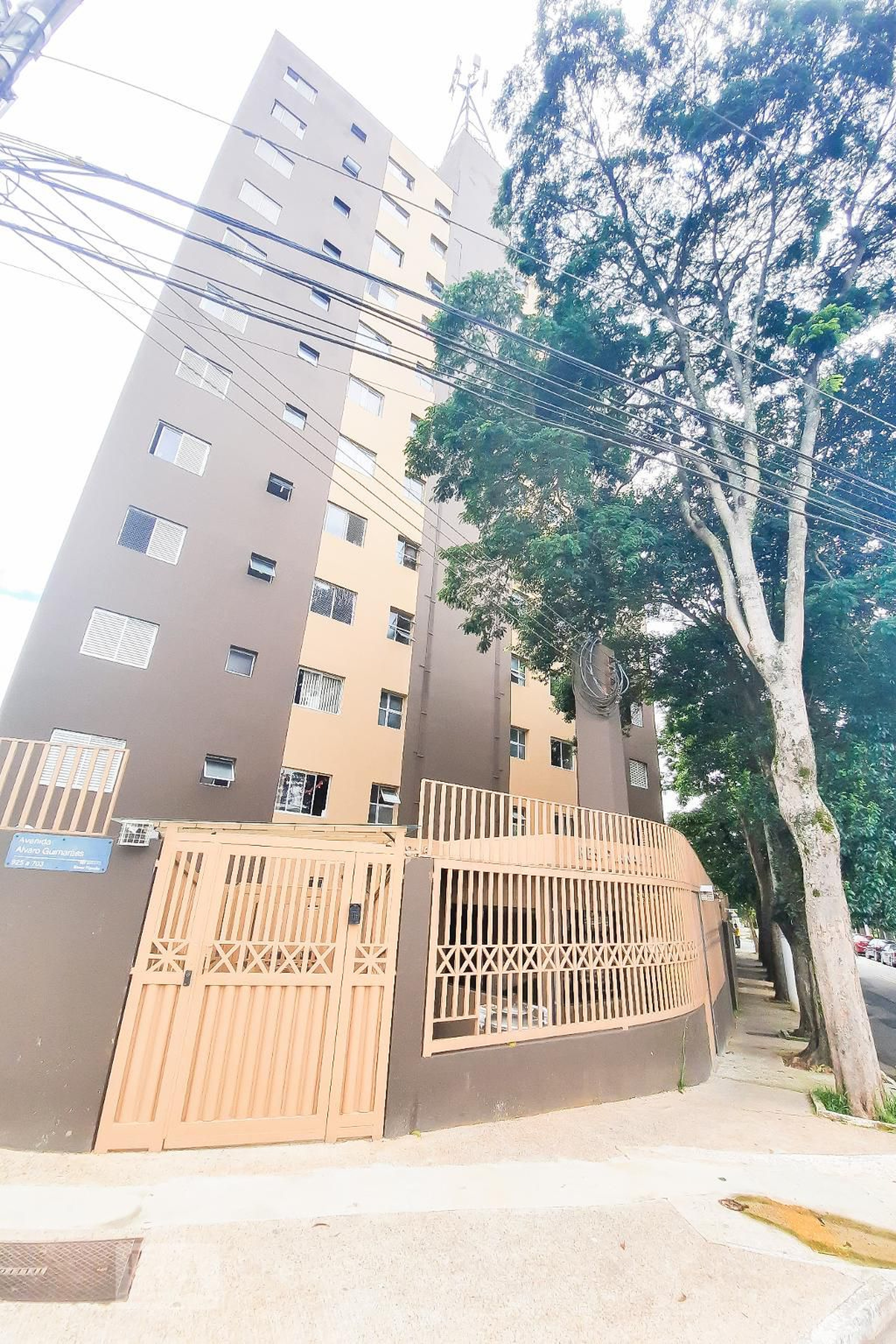 Fachada do Condomínio Edifício Residencial Planalto