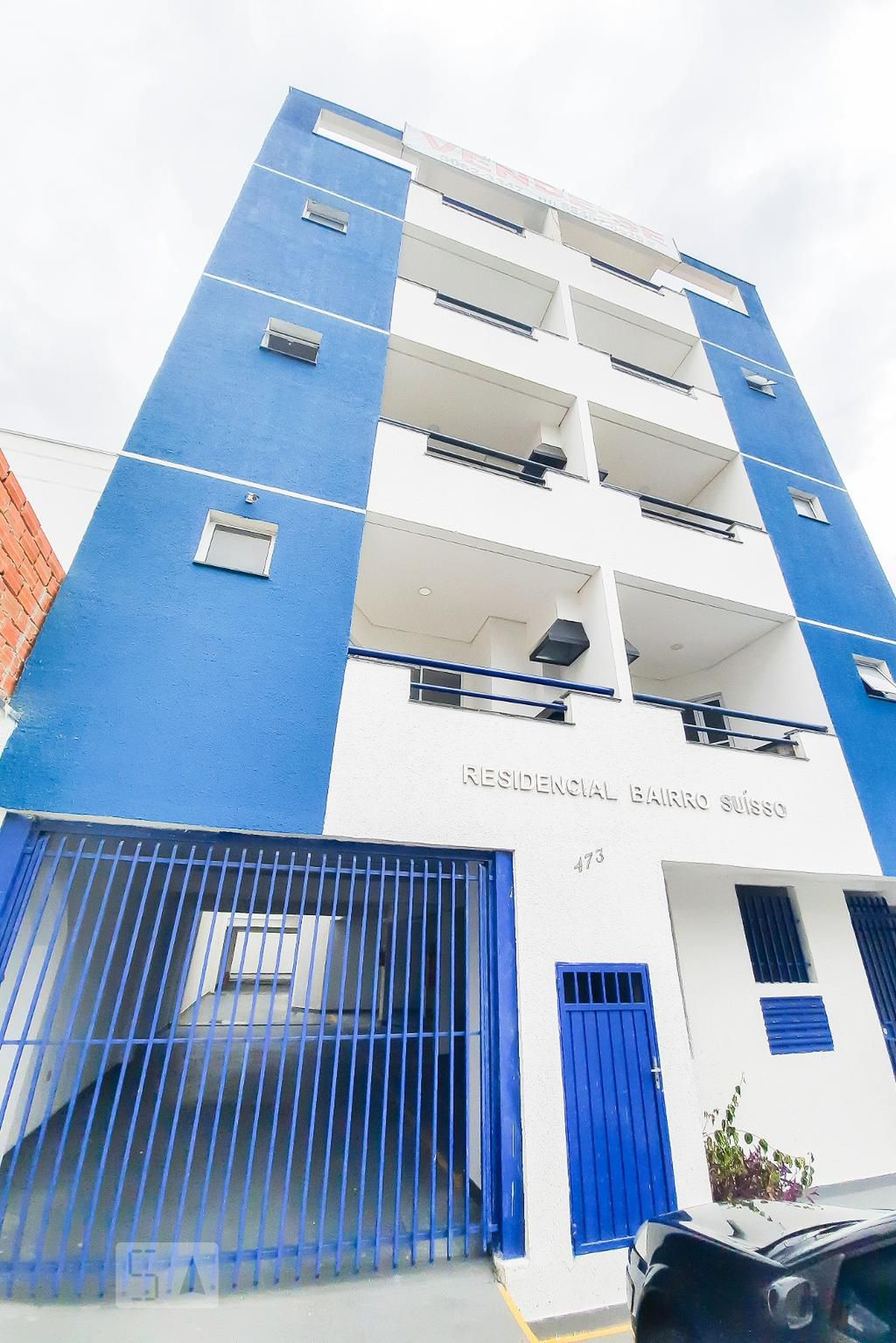 Fachada do Condomínio Residencial bairro suíço