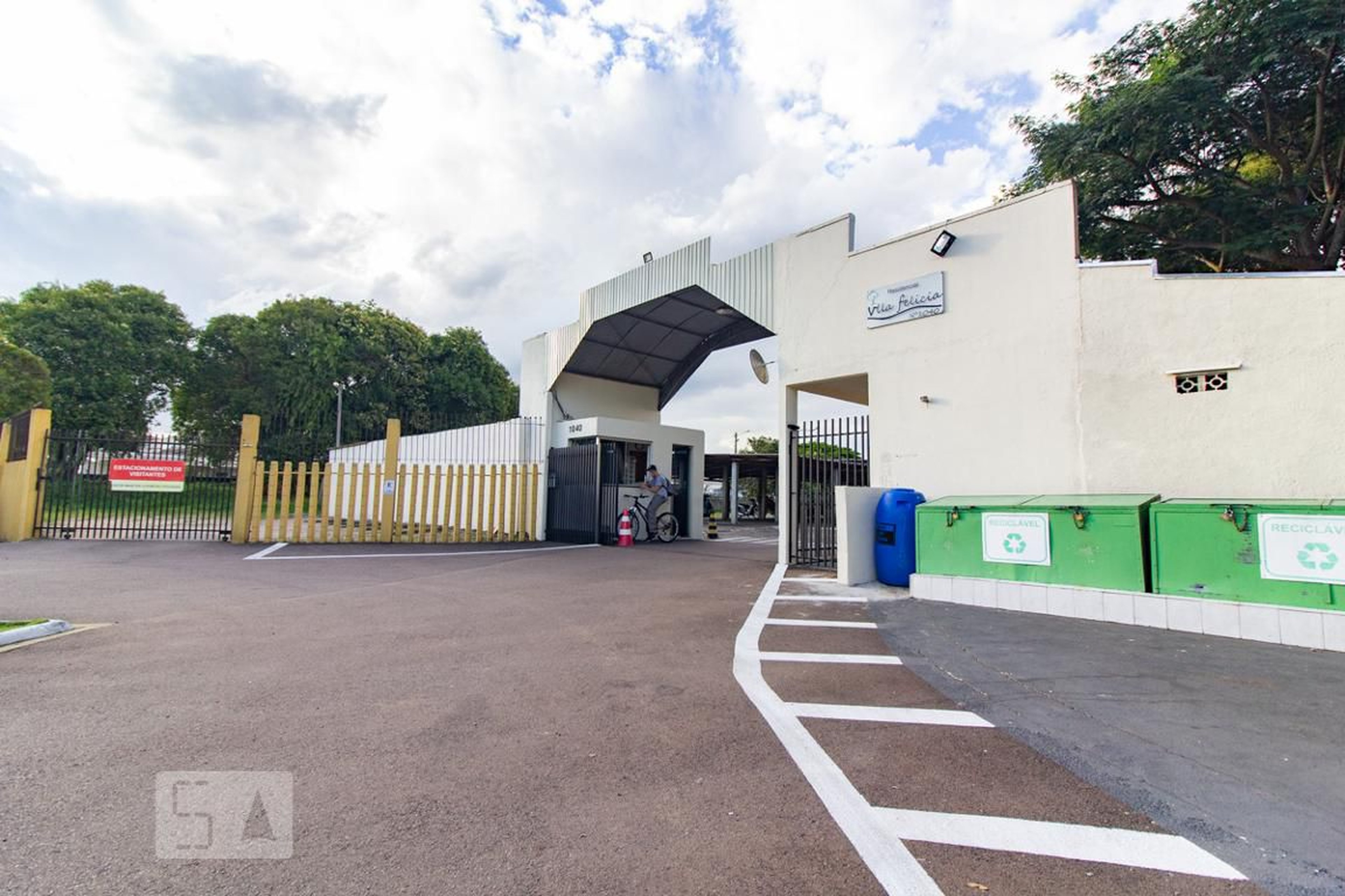 Fachada do Condomínio Residencial Vila Felicia