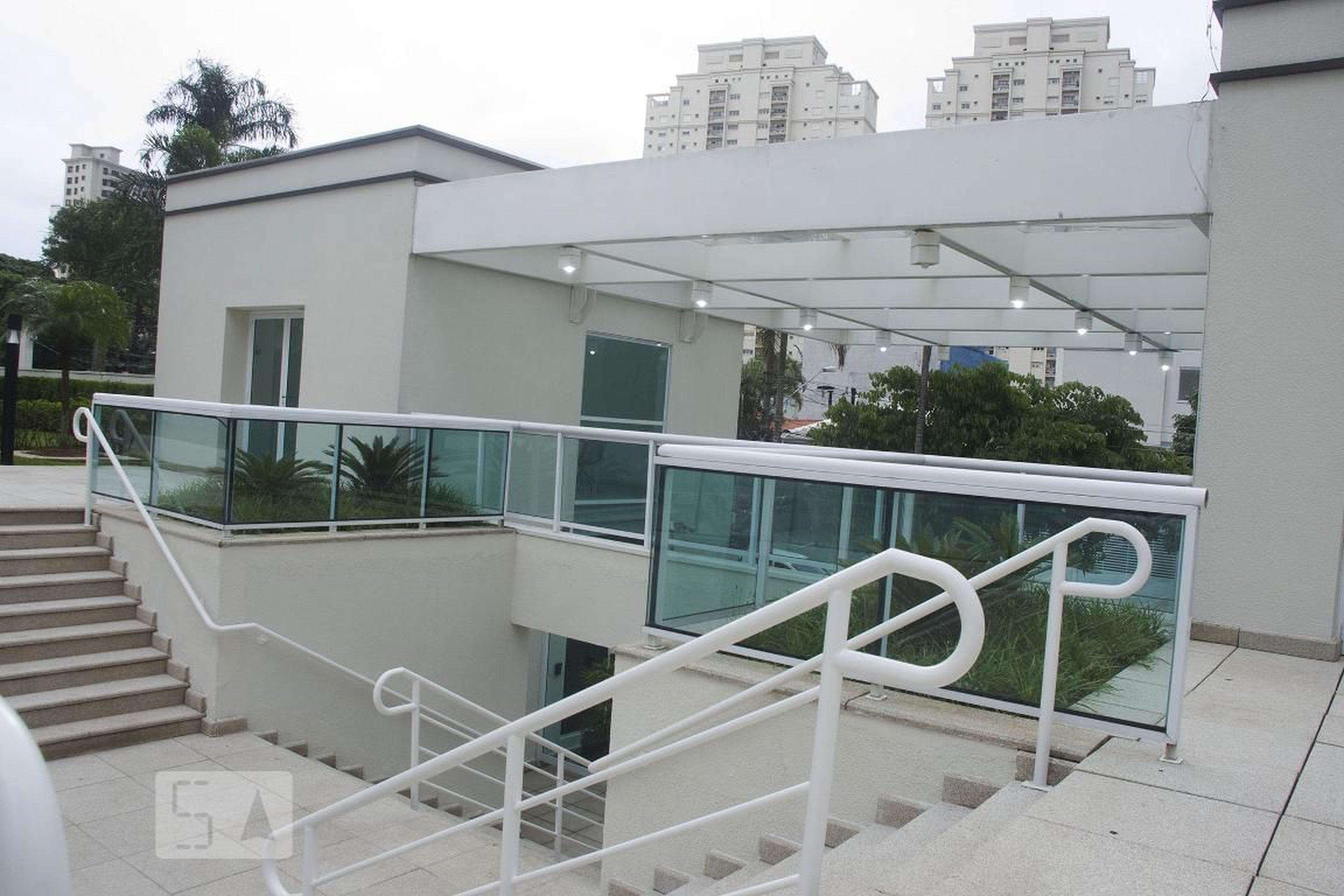 Fachada do Condomínio Condomínio Praça das Águas