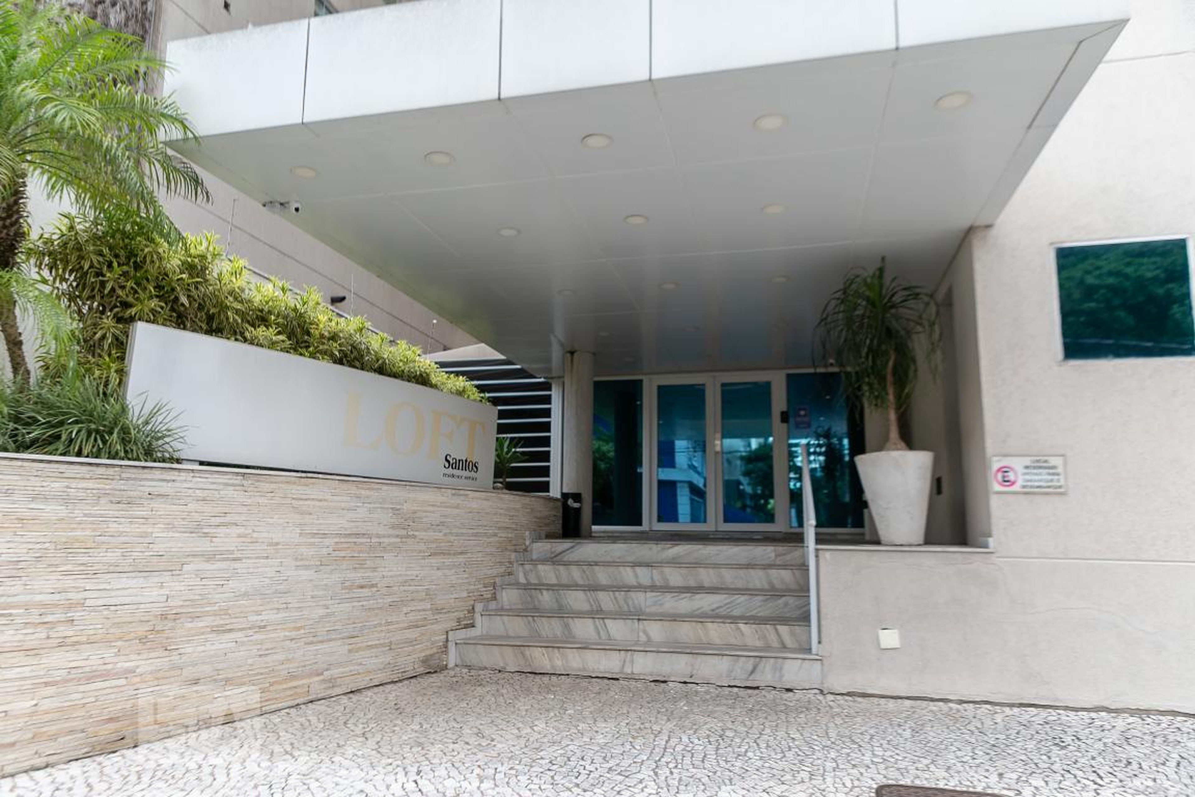 Entrada - Loft Santos Residence Service