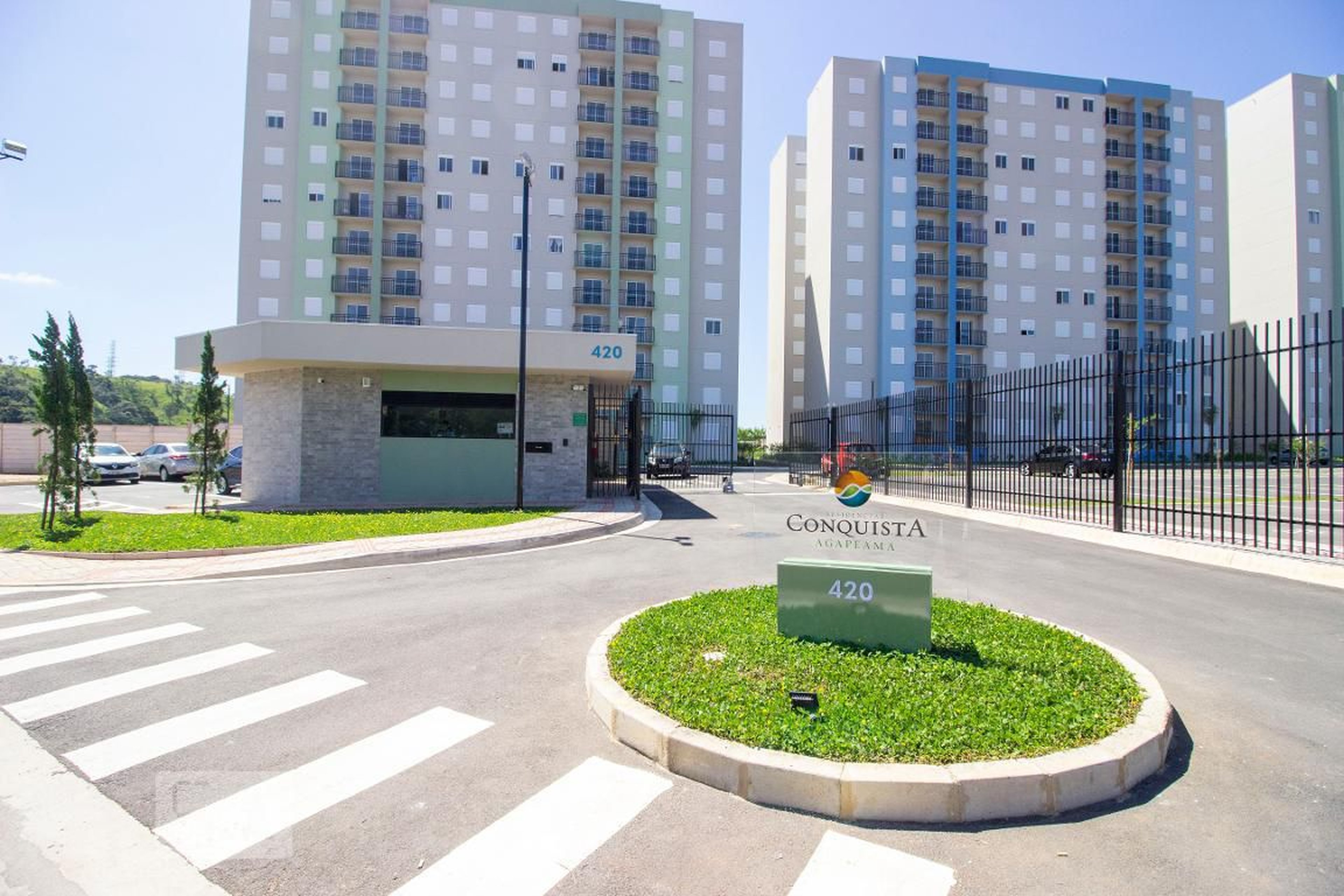 Fachada do Condomínio Condomínio Conquista Agapeama