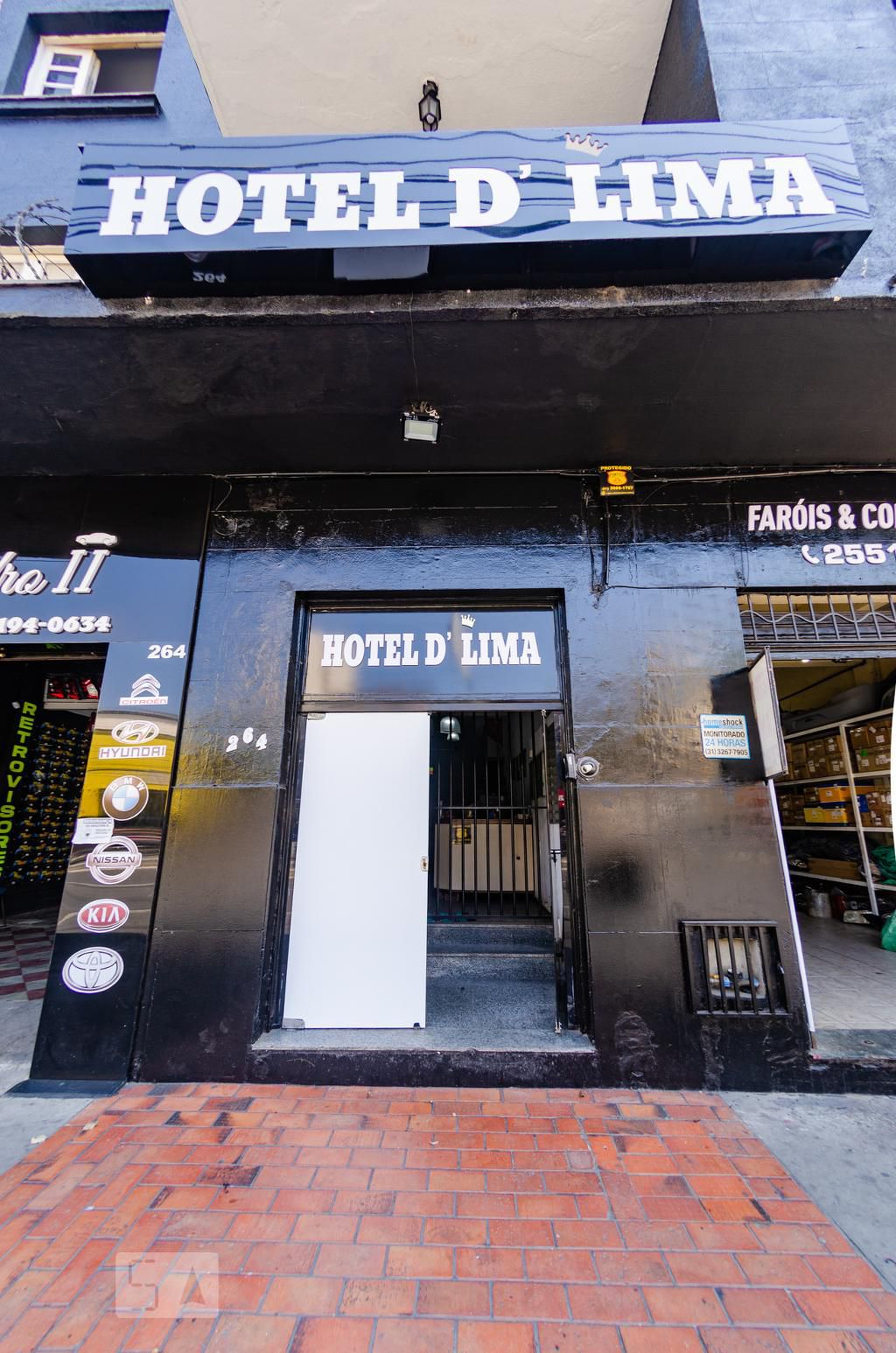 Fachada Condomínio em Avenida Dom Pedro II, 264