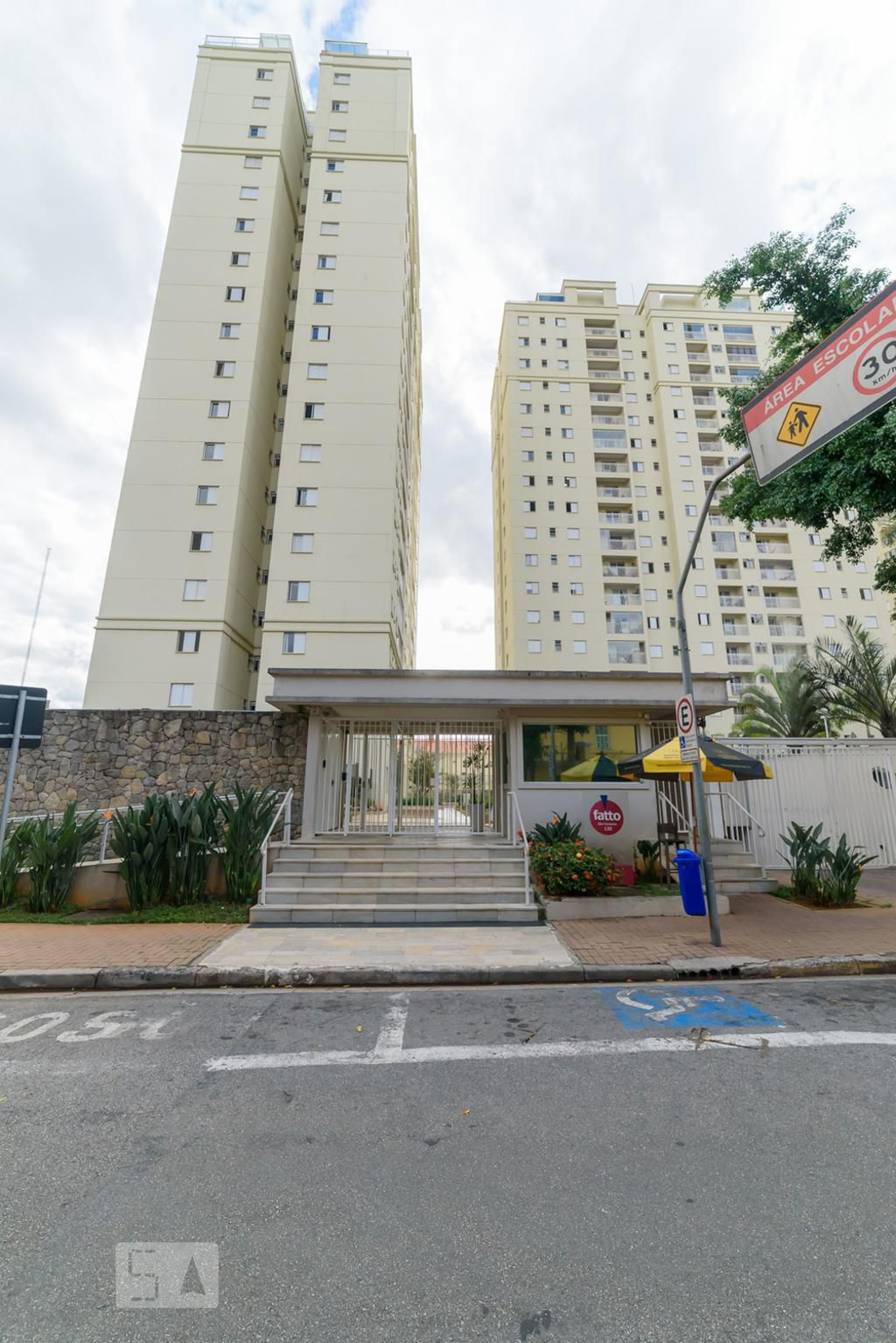 Fachada do Condomínio Condomínio Fatto São Caetano