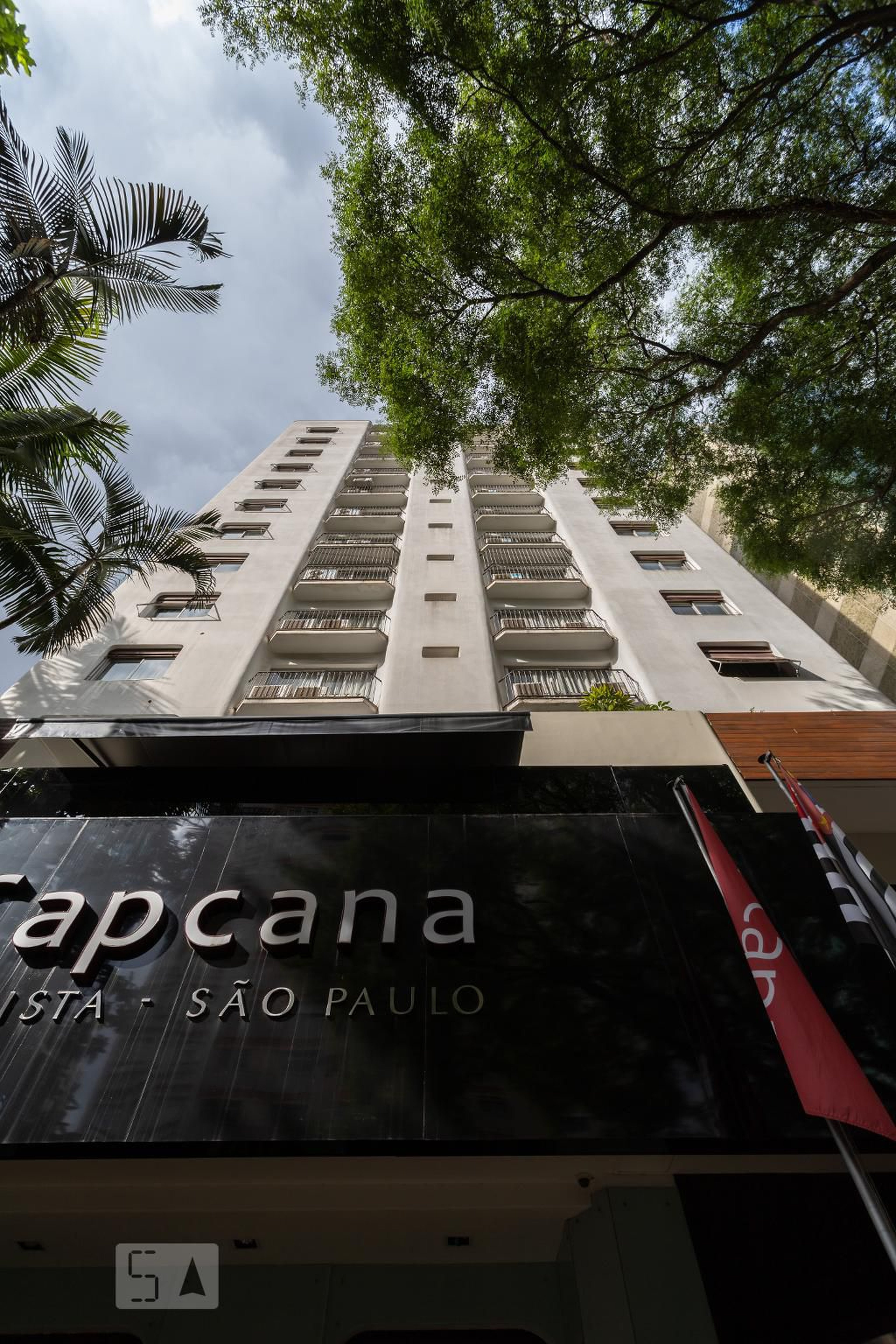 Fachada Condomínio em Alameda Santos, 484