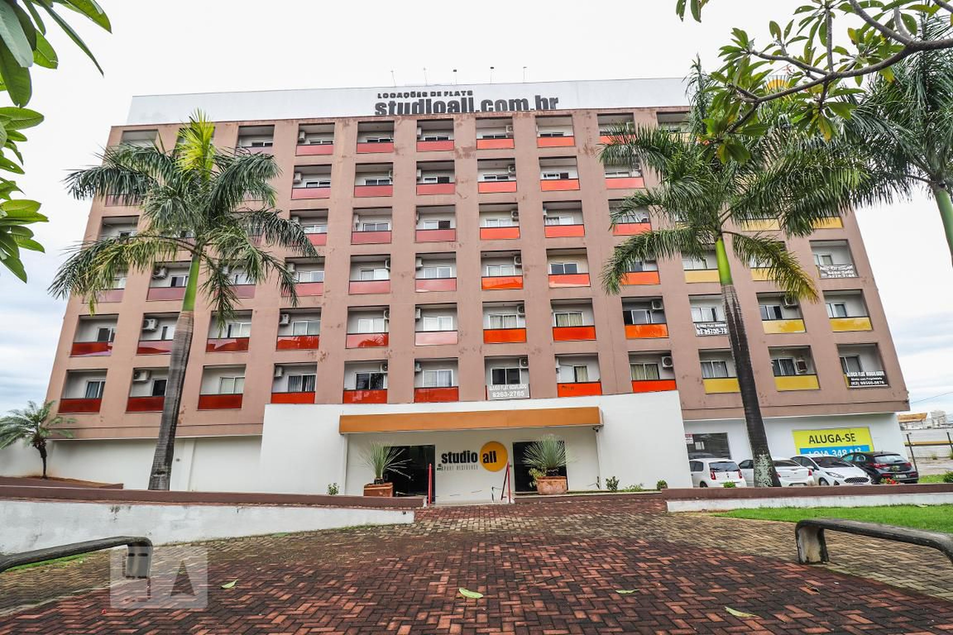 Fachada Condomínio Studio All Residence