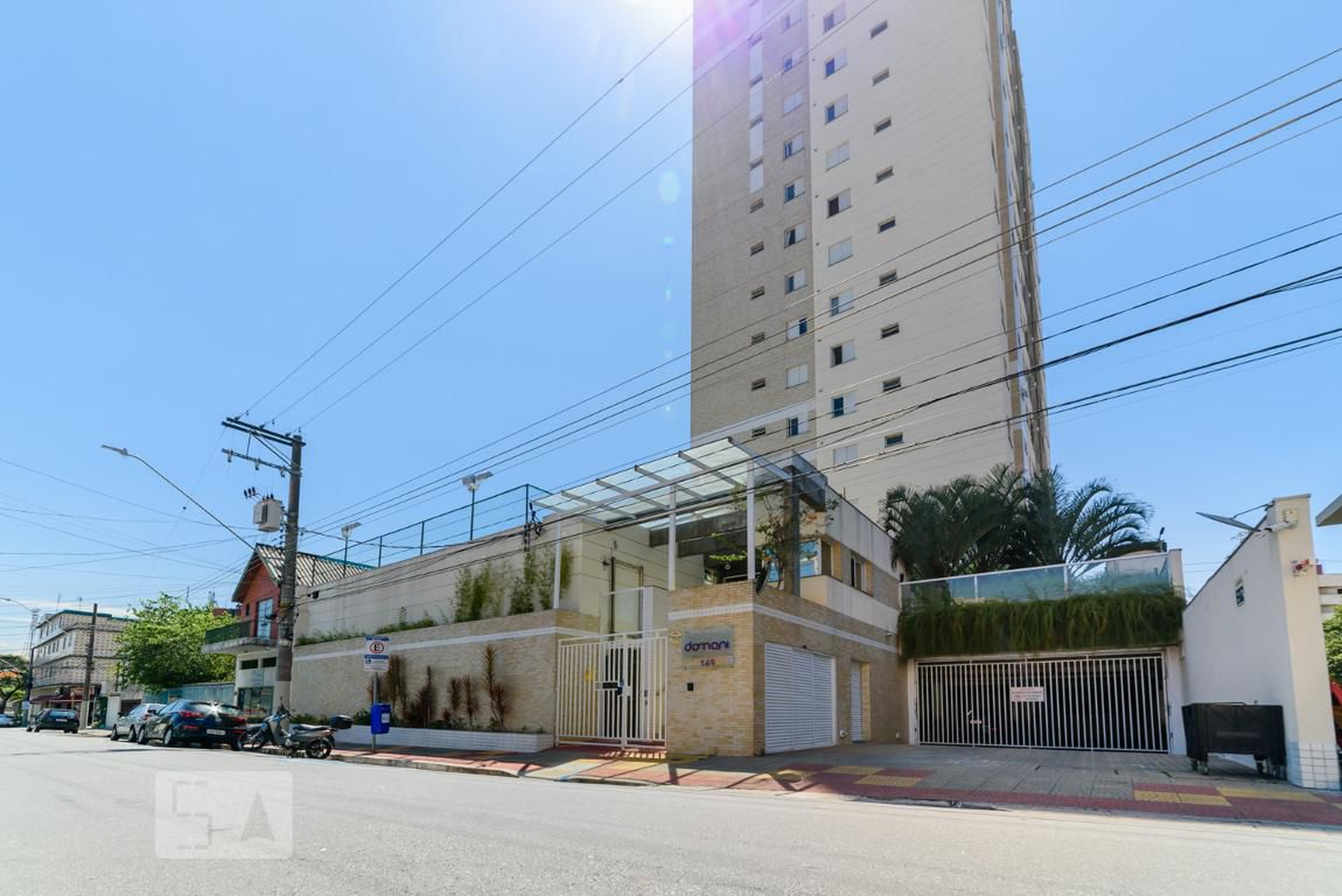 Fachada do Condomínio Edifício Domani