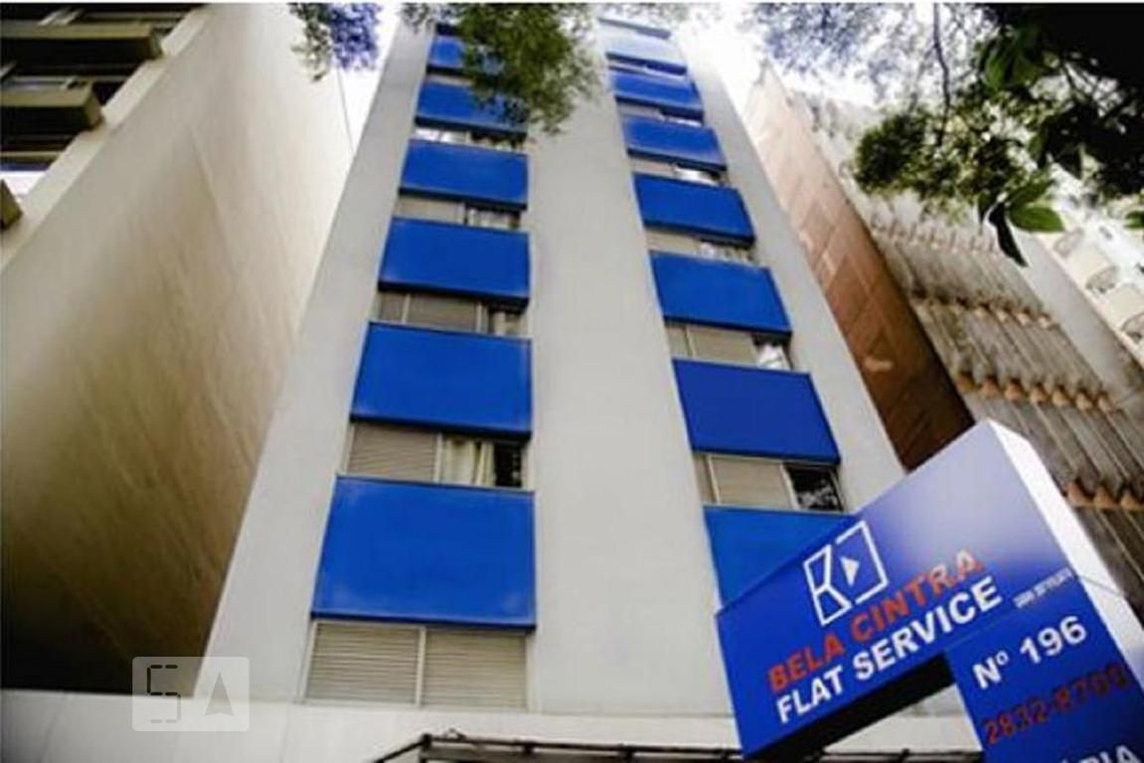Fachada Condomínio Bela Cintra Flat Service