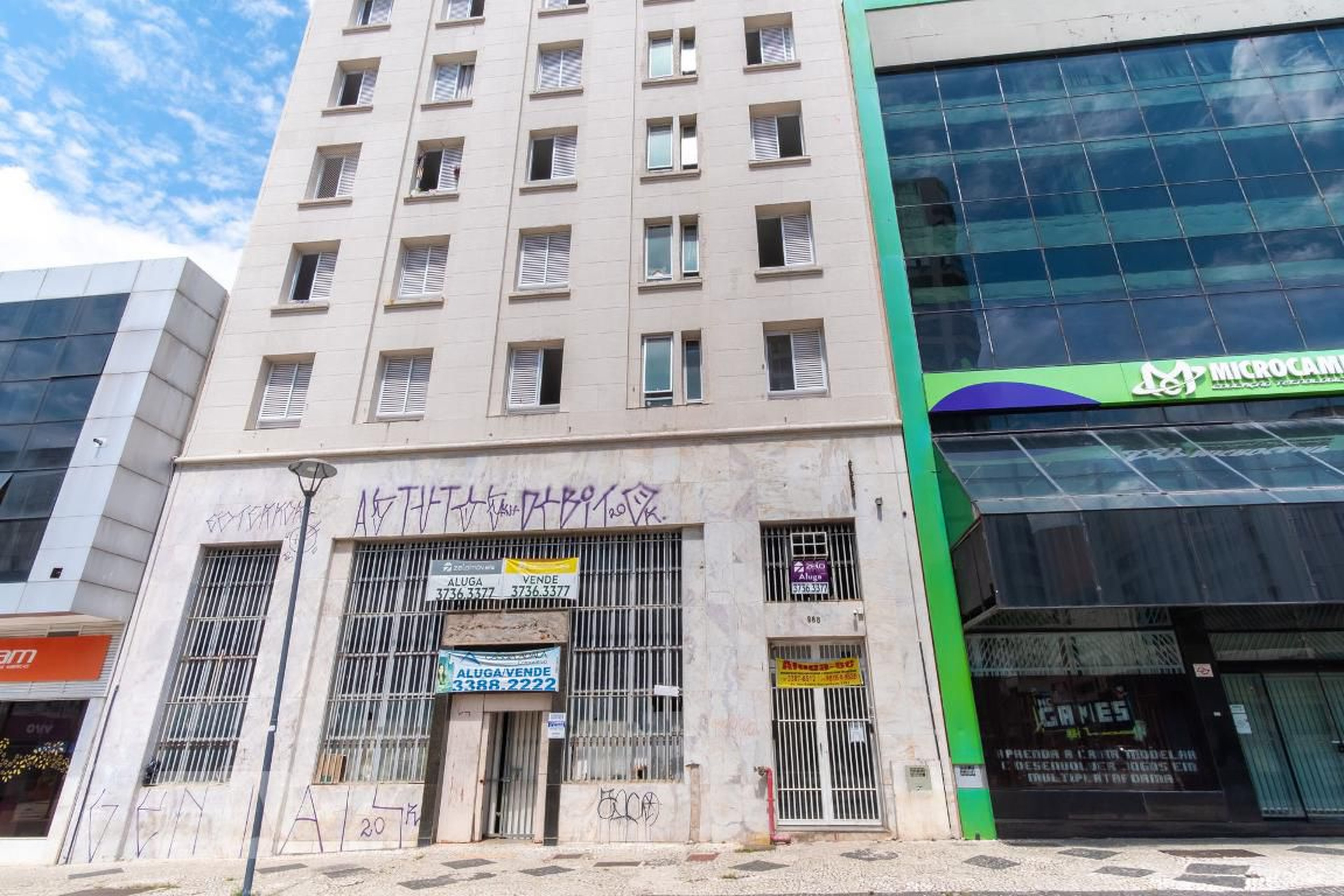 Fachada do Prédio Condomínio em Avenida Campos Sales, 968