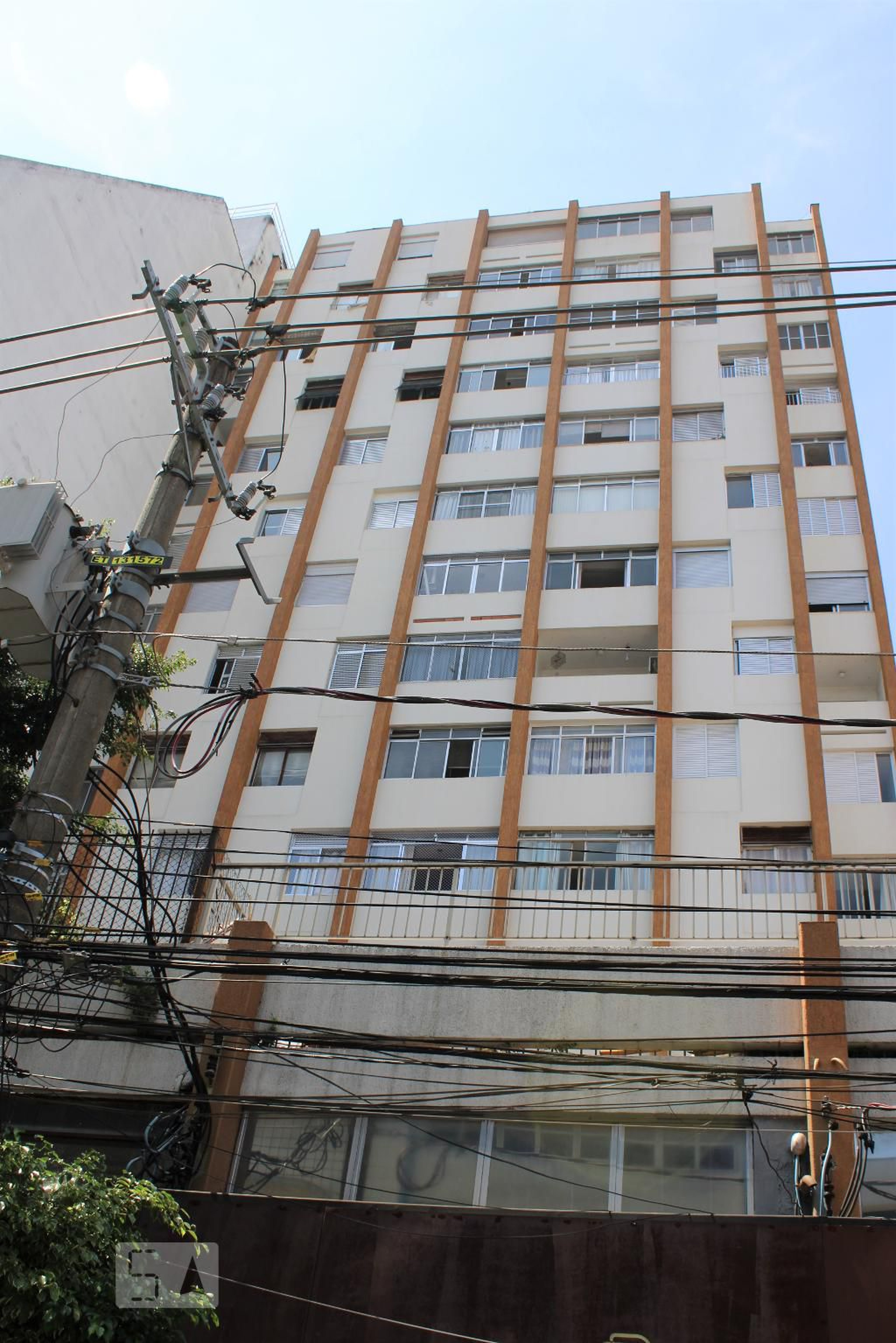 Fachada do prédio Edifício Lido