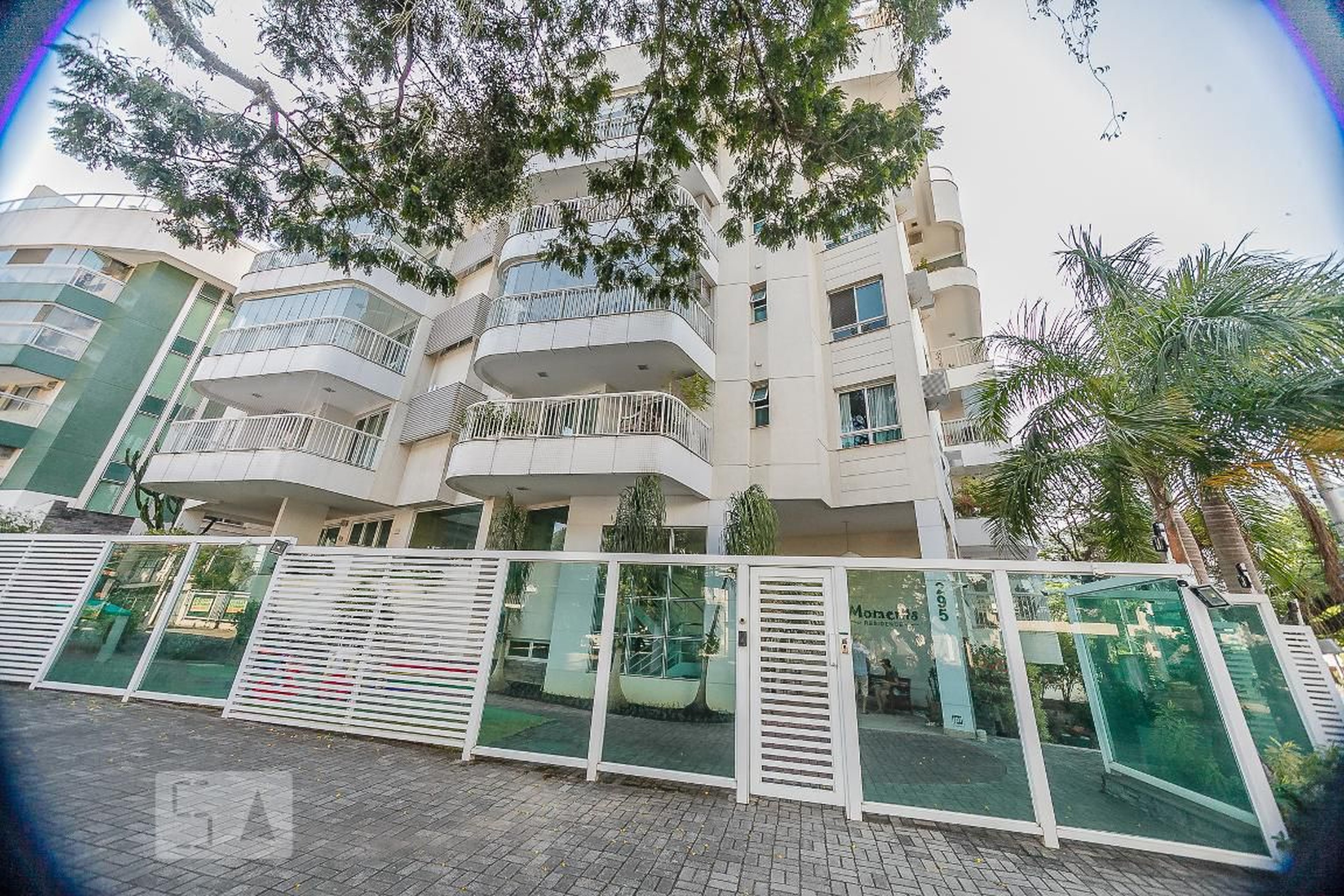 Fachada Condomínio em Moments Residence, Av. Rui Barbosa