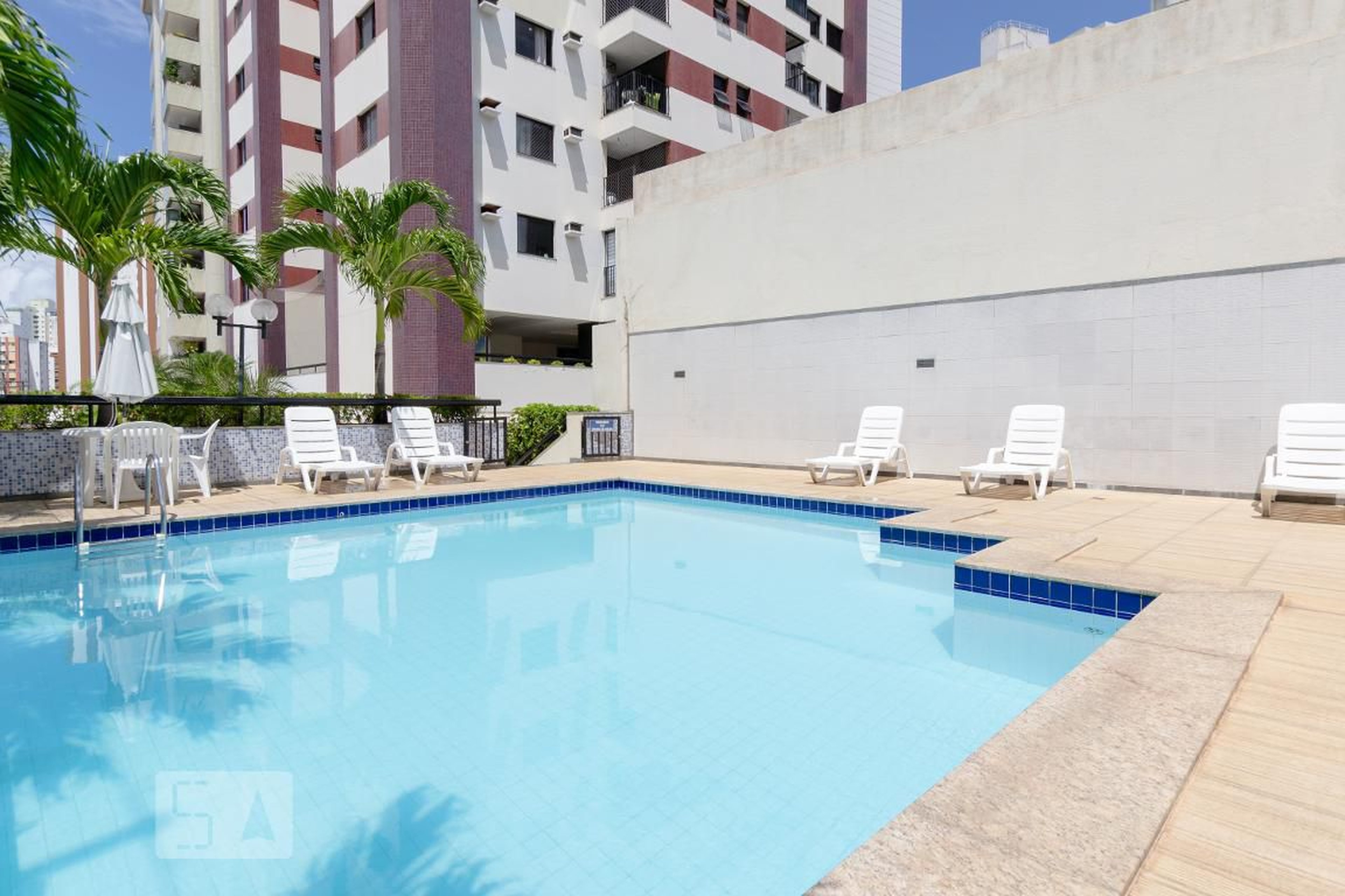 Piscina - Apartamento para locação no bairro Pituba
