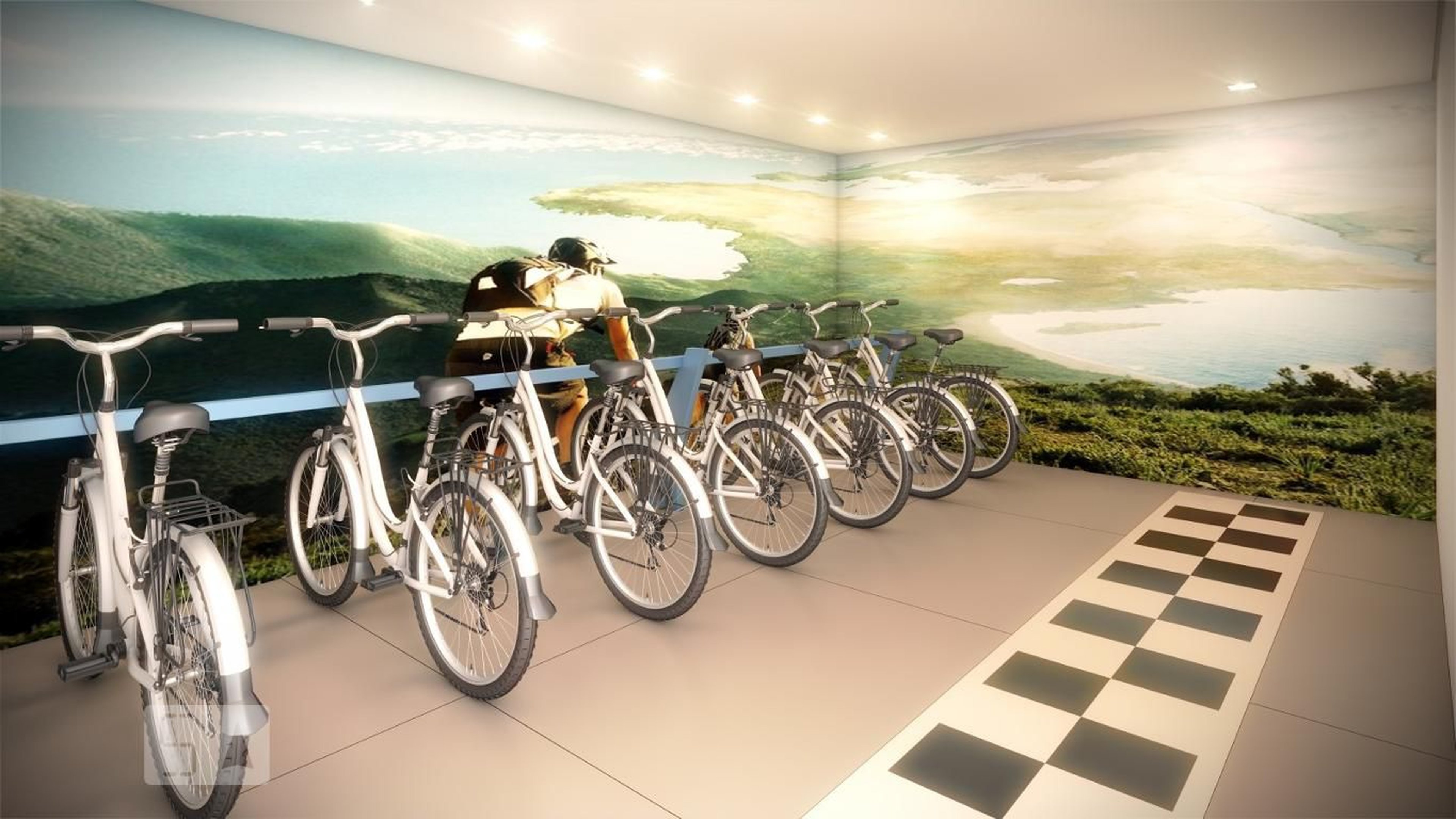 Bicicletário - Piscine Home Resort