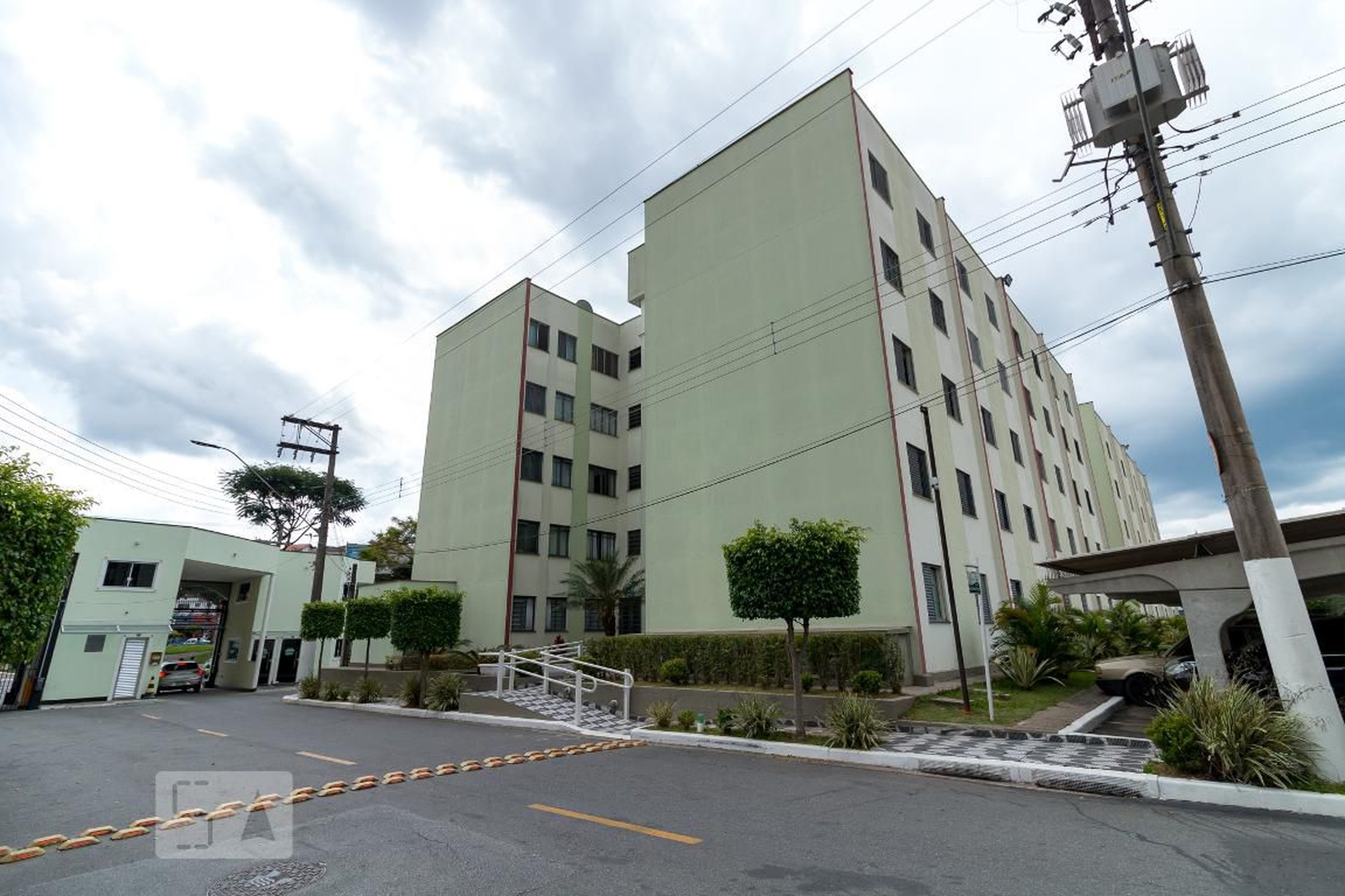 Fachada do condomínio Residencial Vila Rio de Janeiro