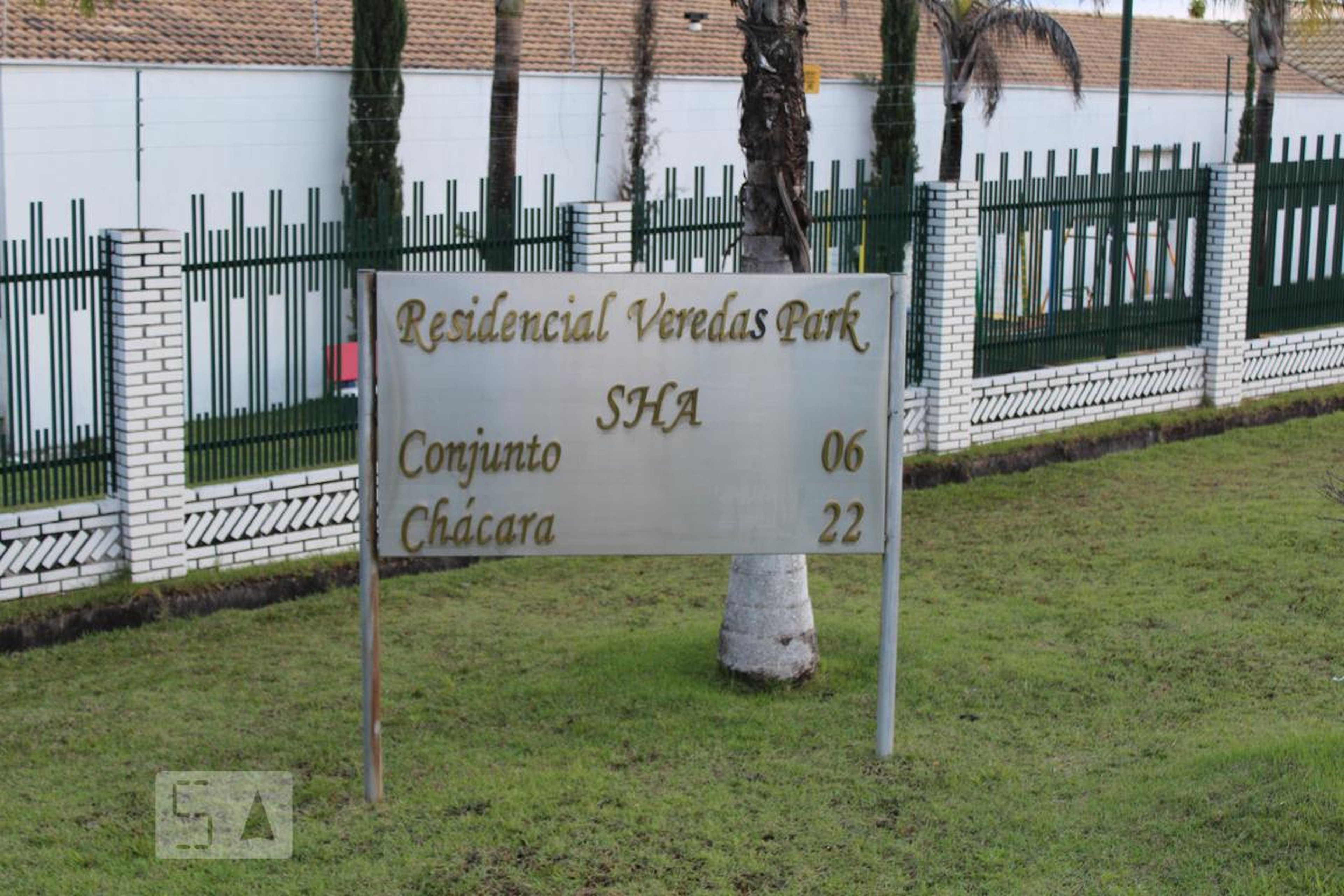 Fachada Condomínio em SH ARNIQUEIRAS/COLÔNIA AGRÍCOLA VEREDA DA CRUZ CHAC 22 COND VEREDAS PARK CJ 6 LT 7, s/n