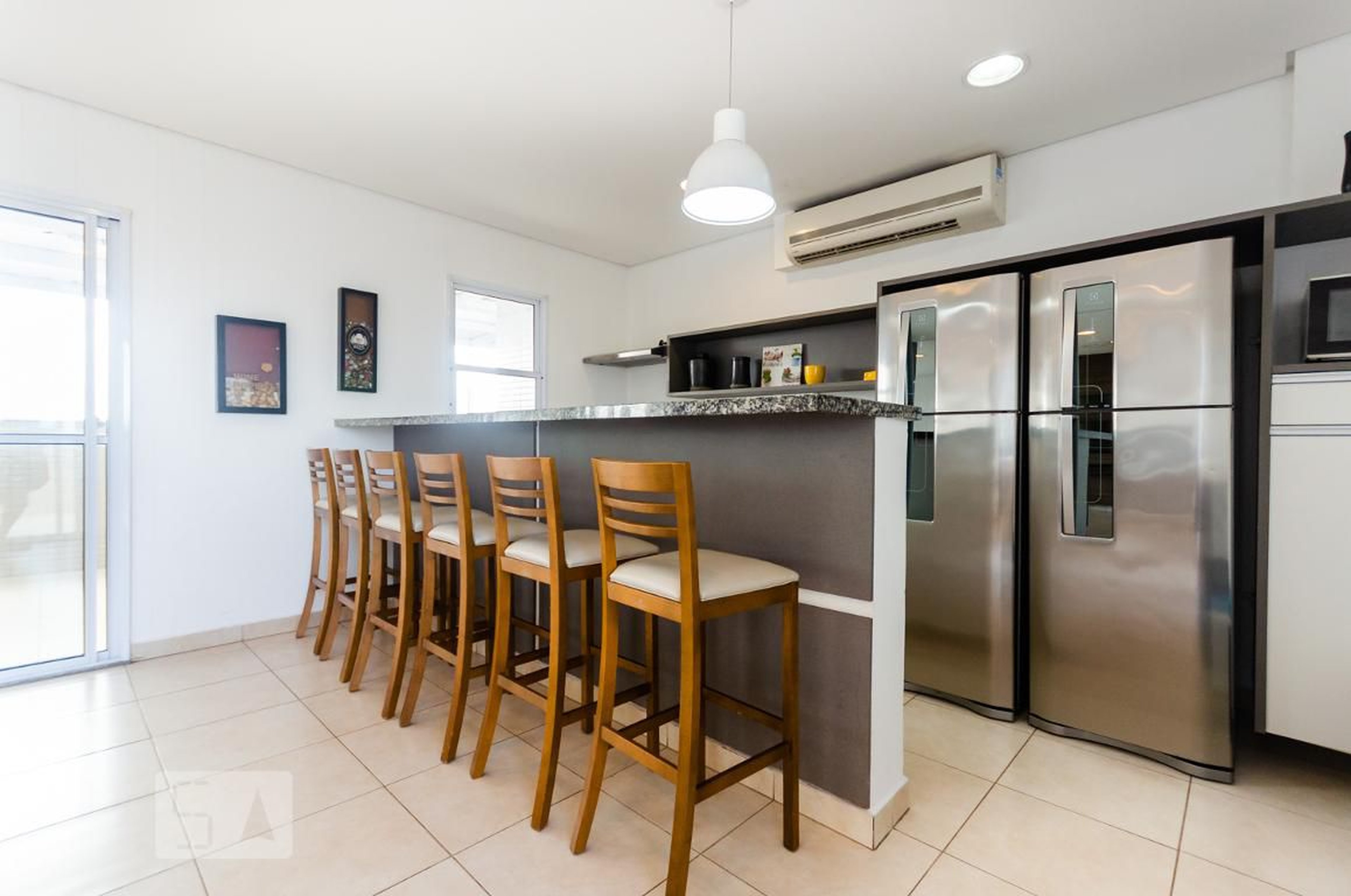 Salão de festas - Invention Santos Residencial