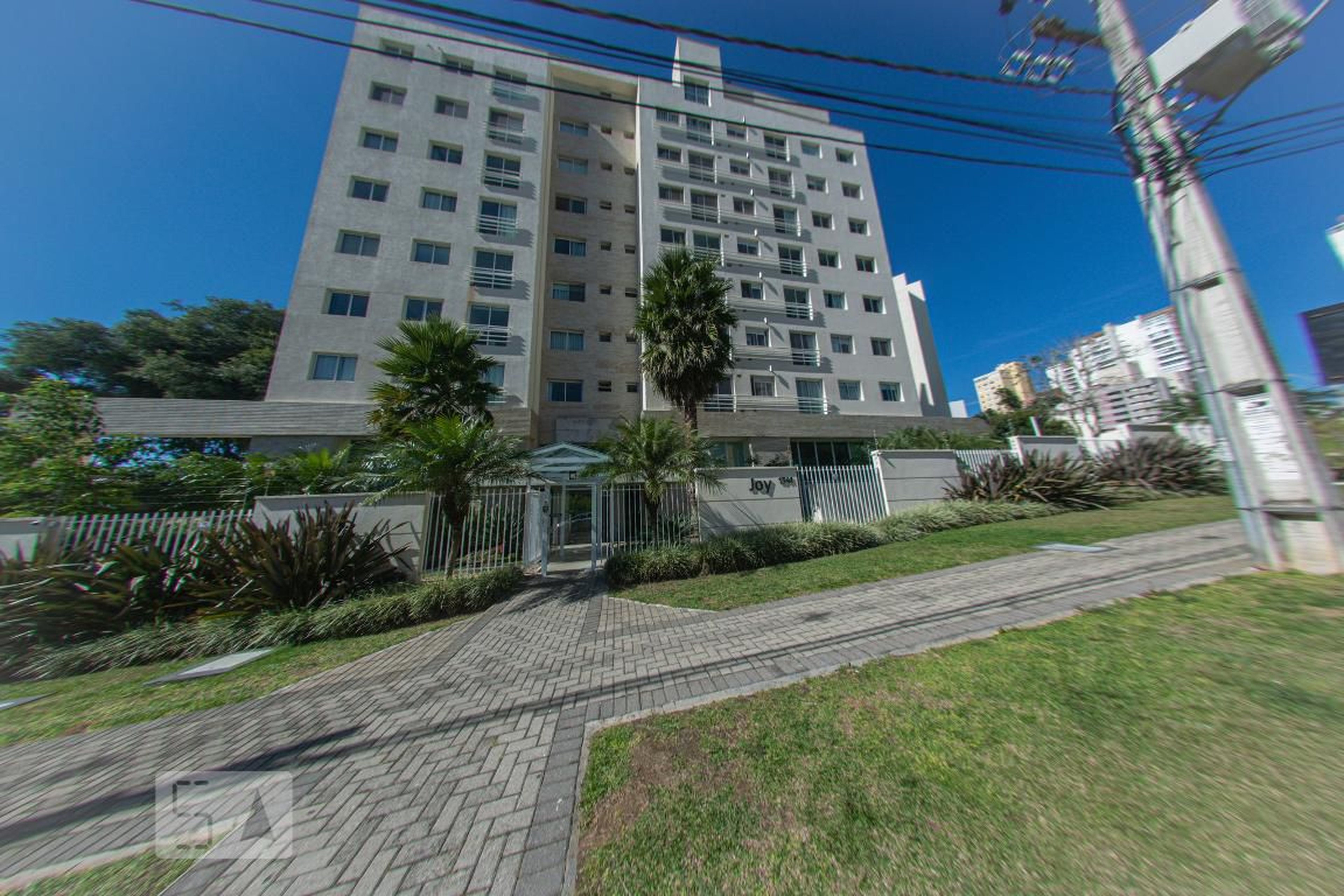 Fachada Condomínio em Rua Bororós, 1341