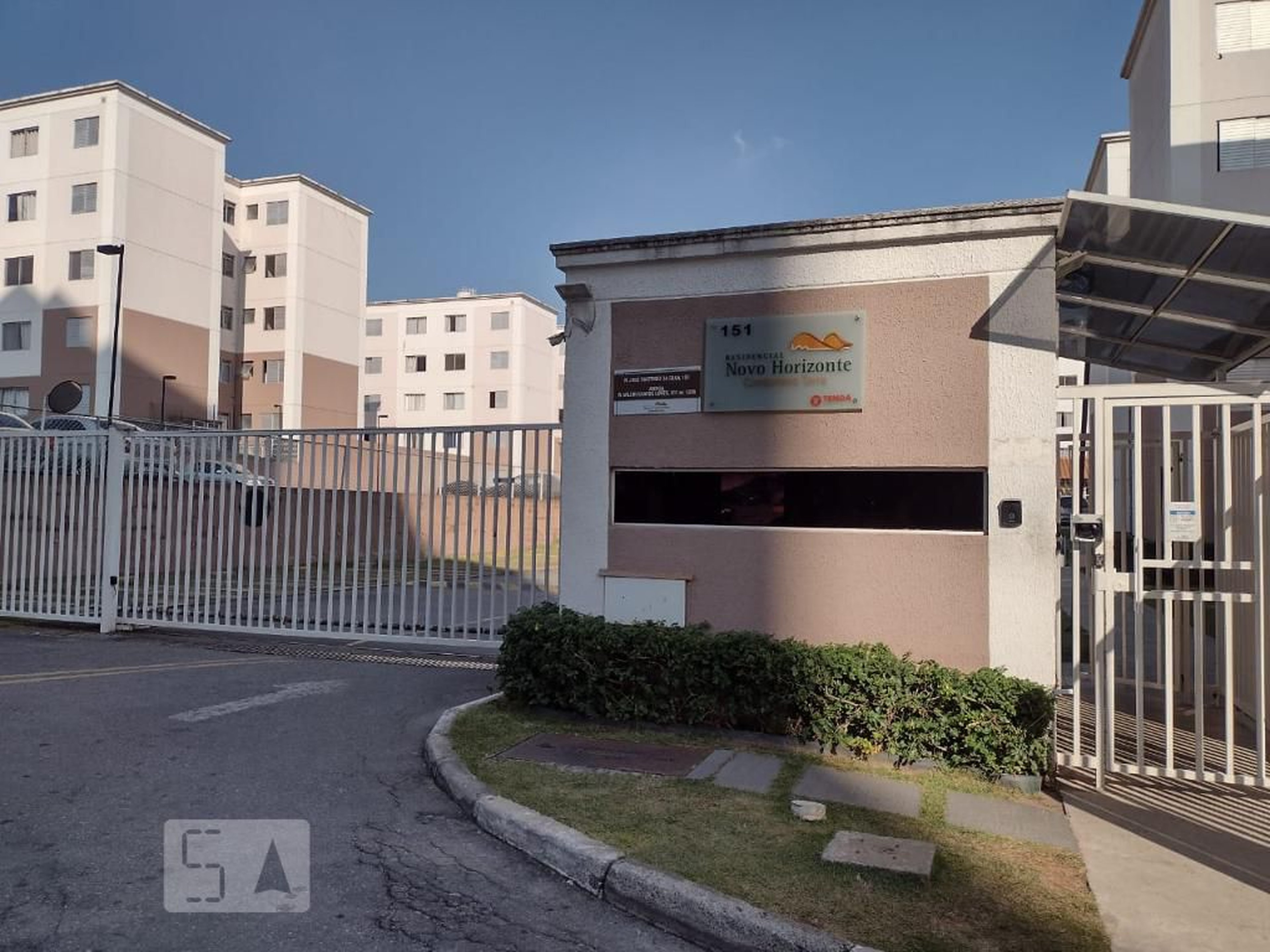 Fachada do Condomínio Residencial Novo Horizonte