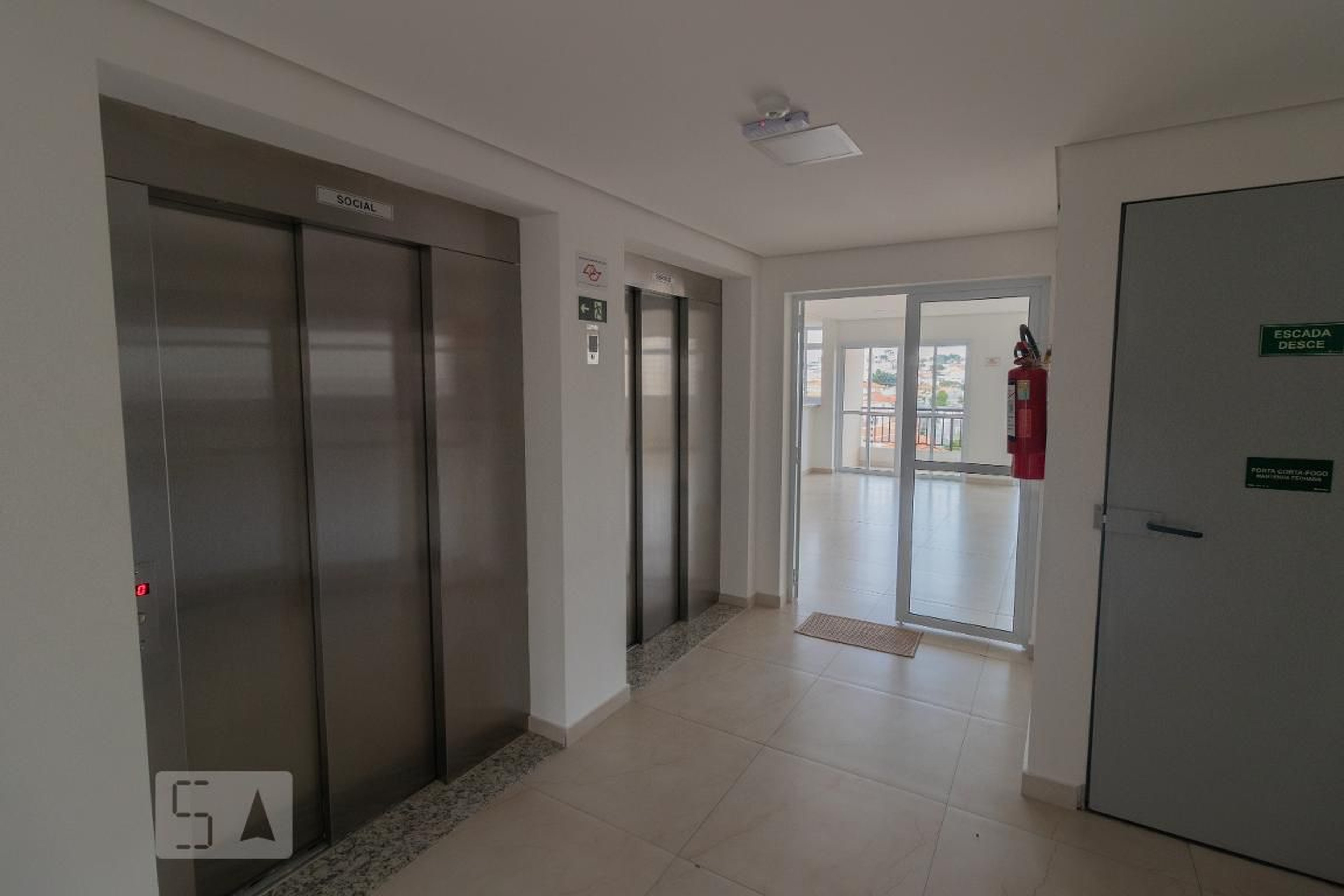 Hall social - Residencial Novais