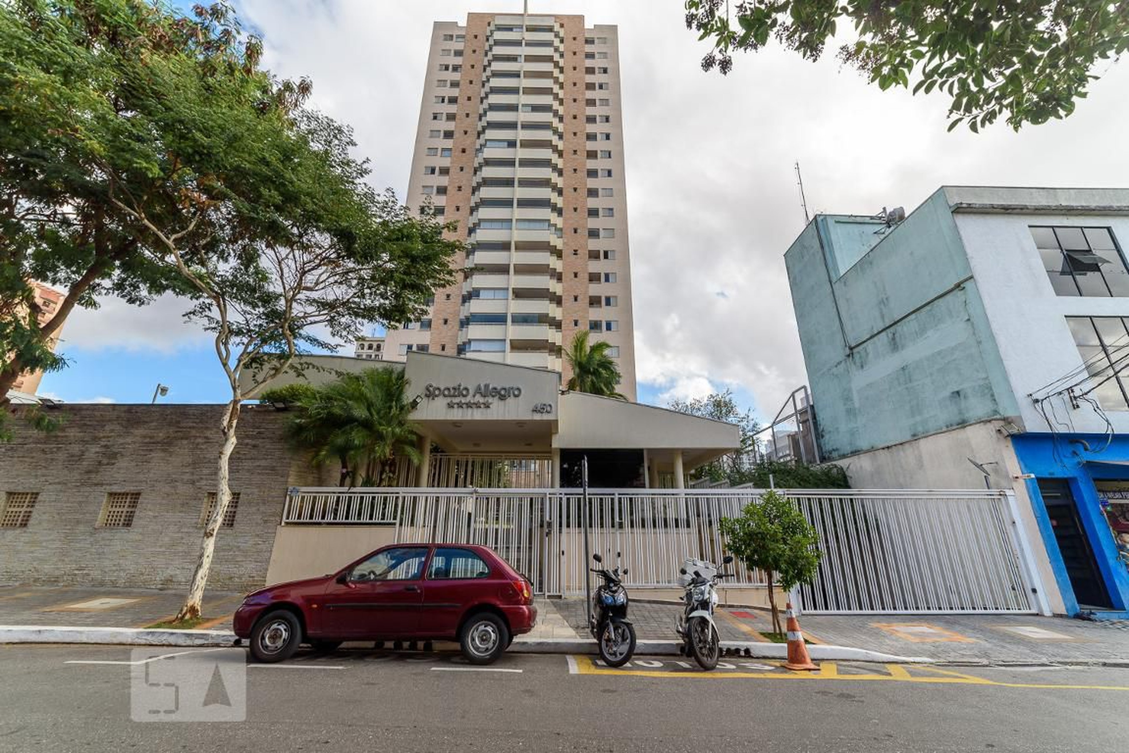 Fachada do Condomínio Condomínio Spazio Allegro