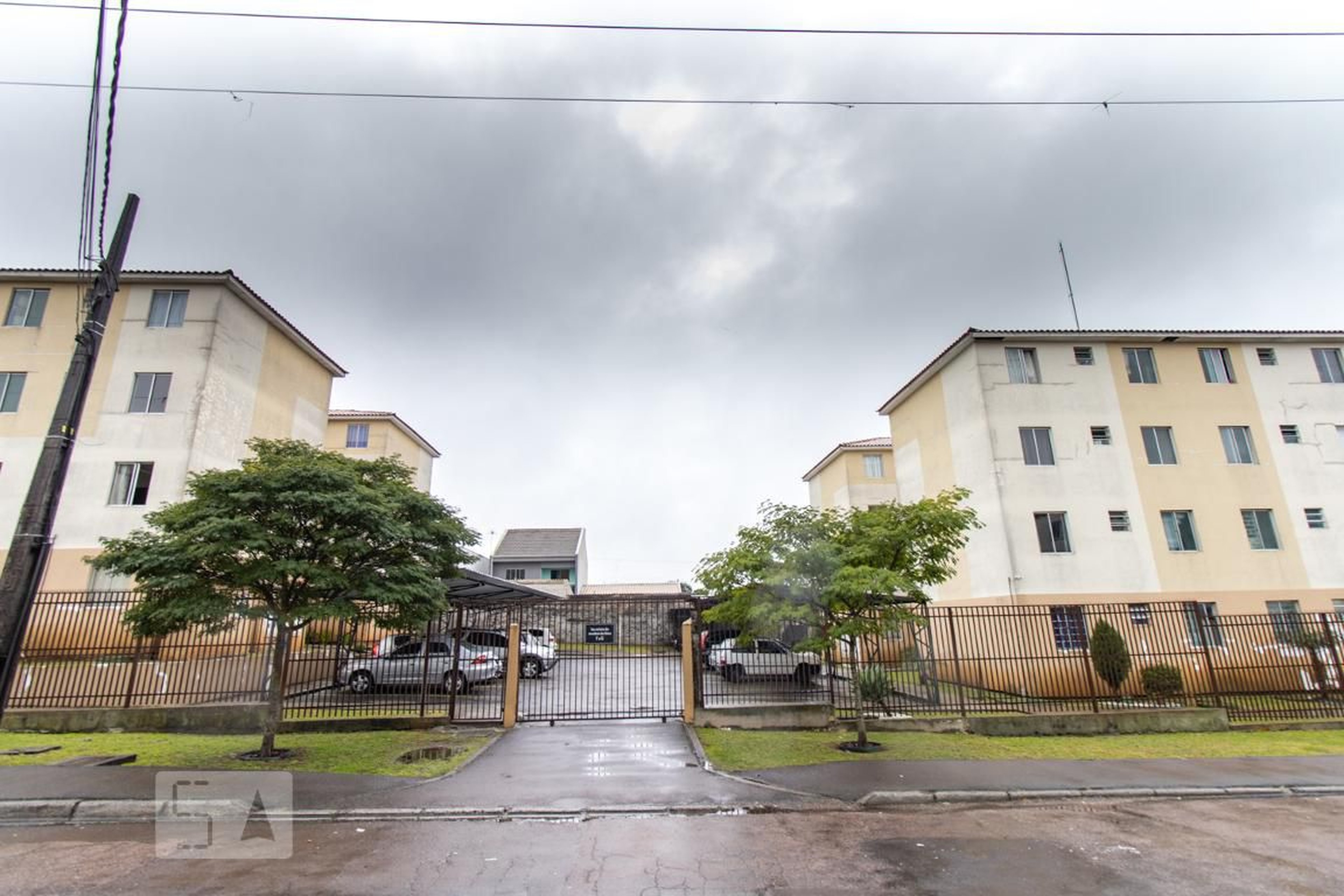 Fachada do Condomínio Residencial Caioba