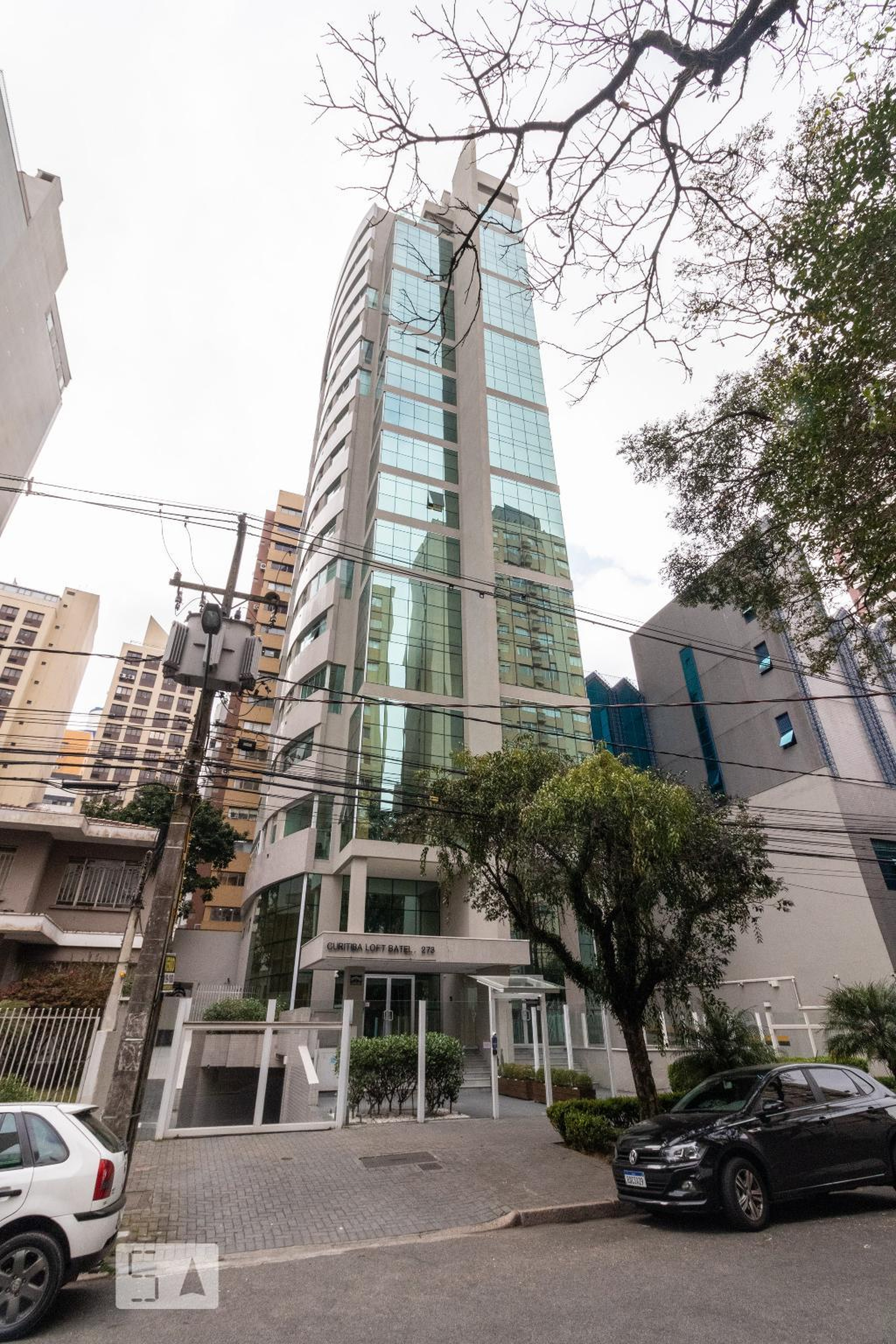 Fachada Condomínio Curitiba Loft Batel