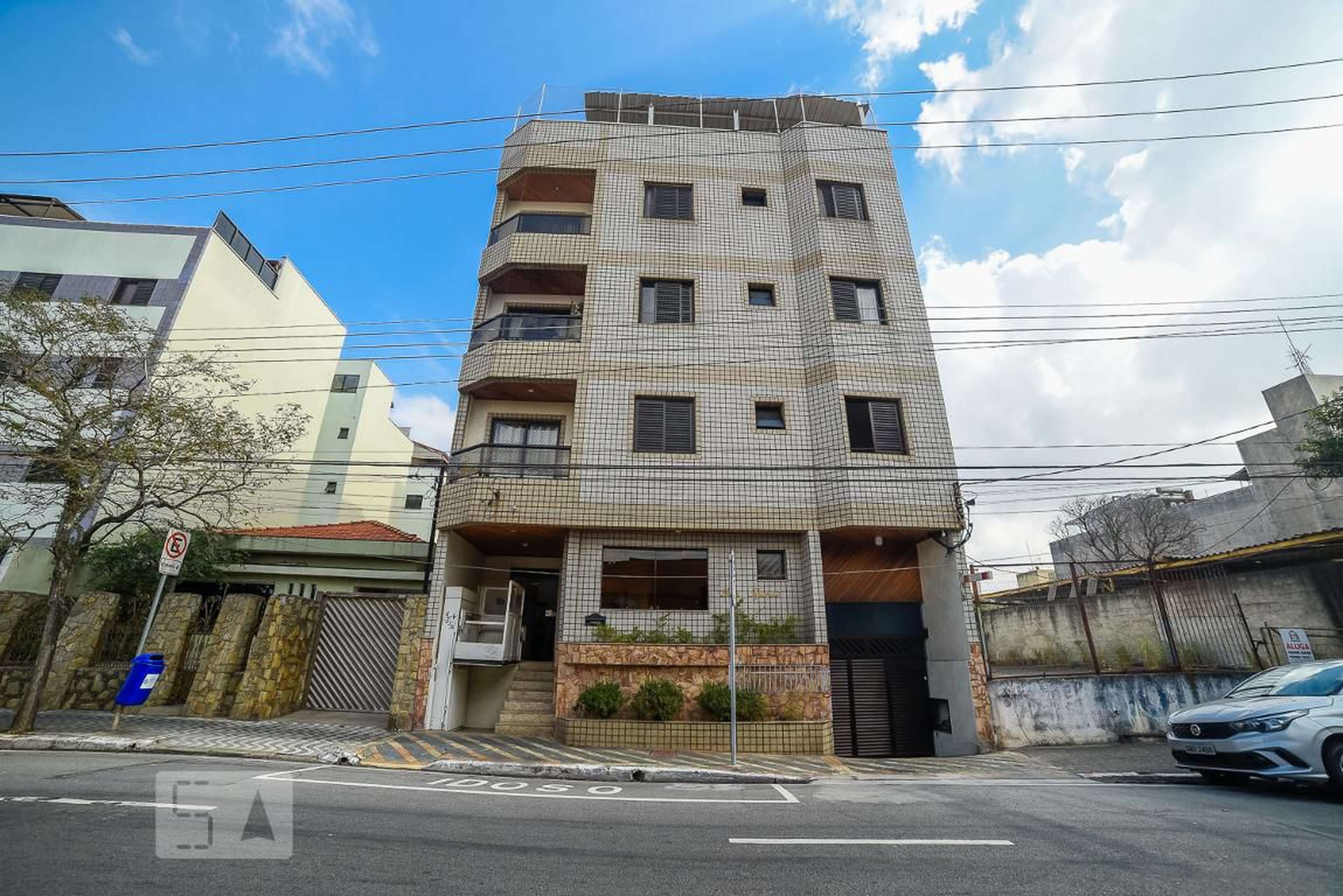 Fachada Condomínio em Alameda São Caetano, 1526