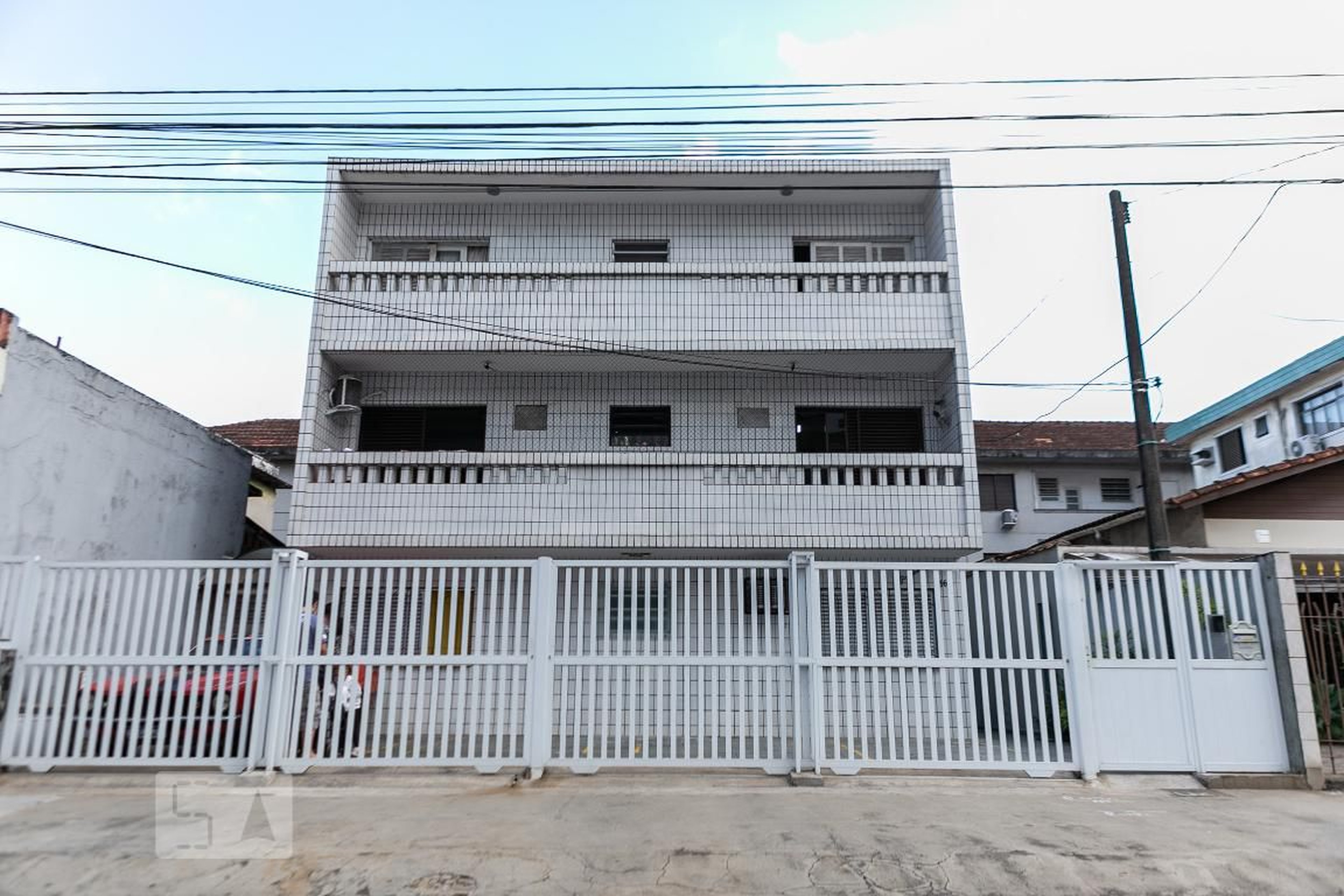 Fachada Condomínio em Rua Aureliano Coutinho, 160