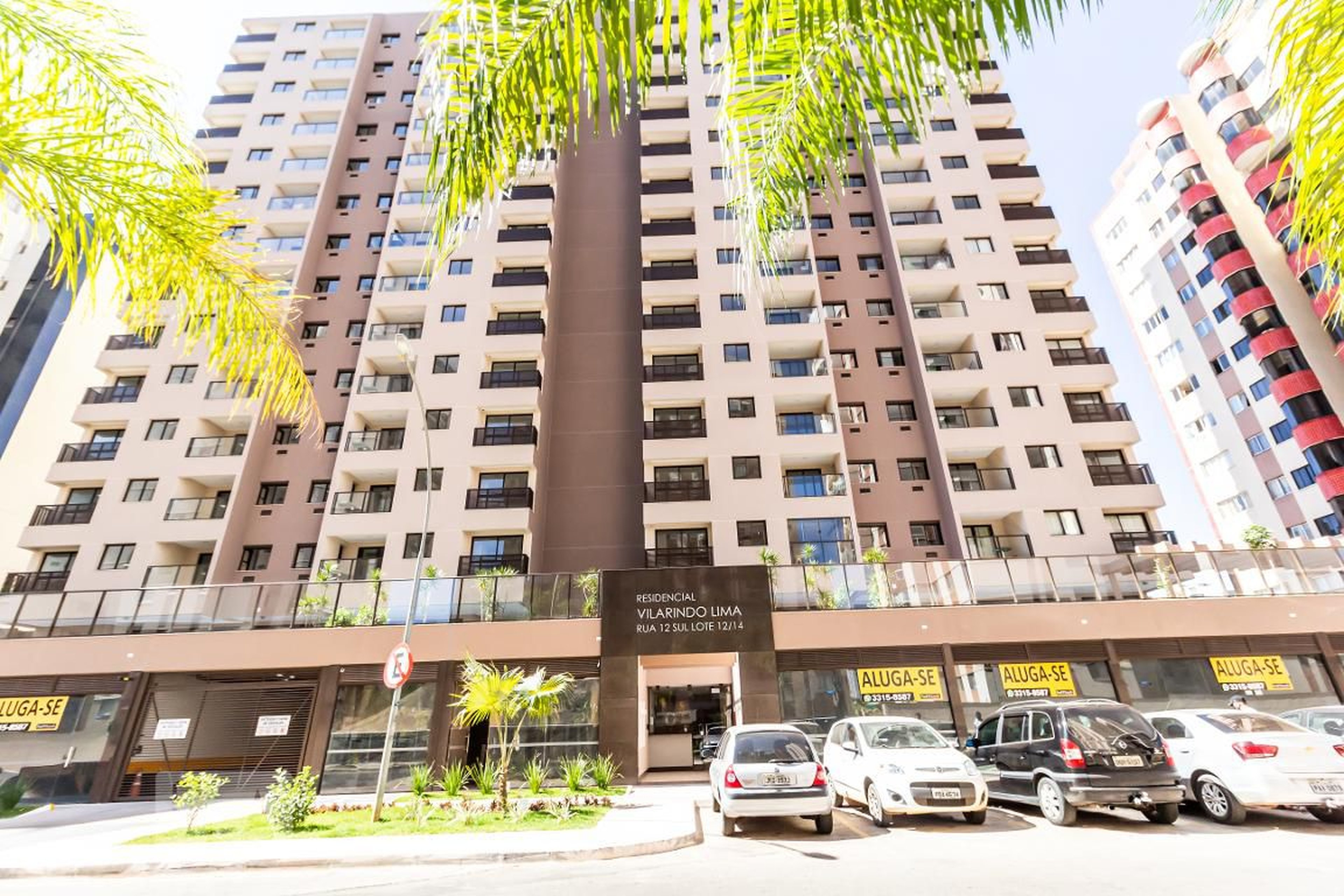 Fachada Condomínio em Rua 12 Sul, Lote 12/14