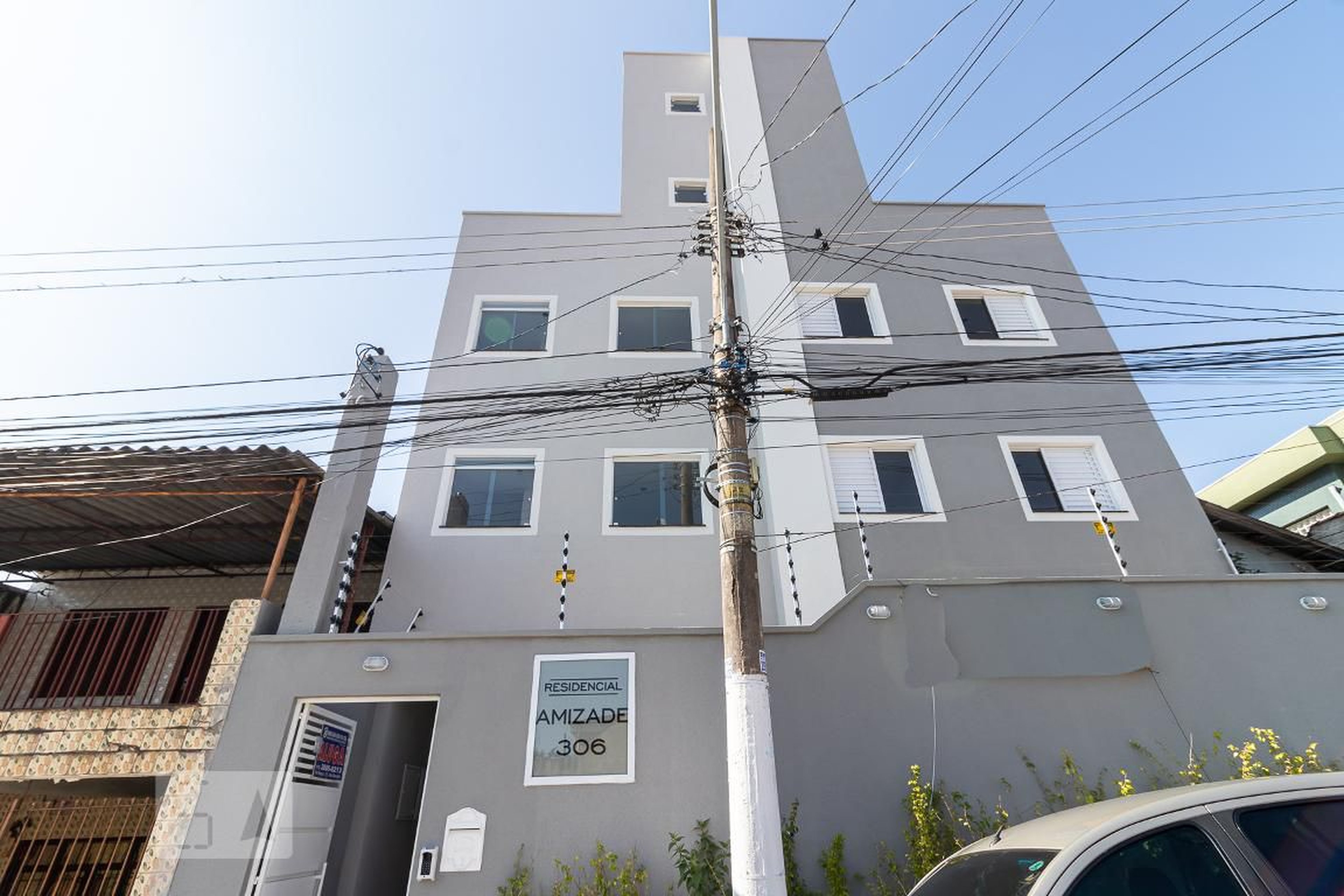 Fachada do Condomínio Residencial Amizade