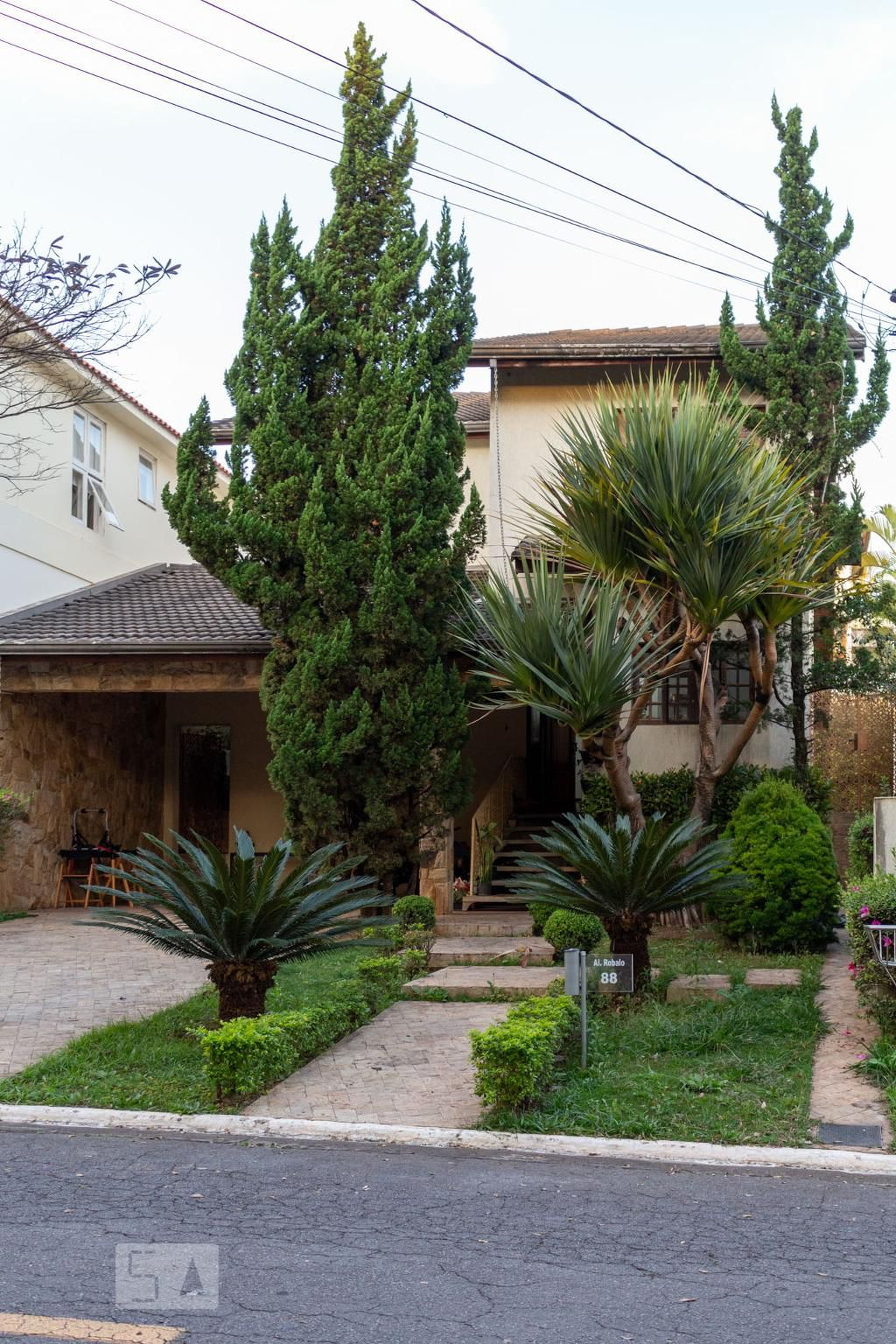 Fachada Condomínio em Alameda Robalo, 88