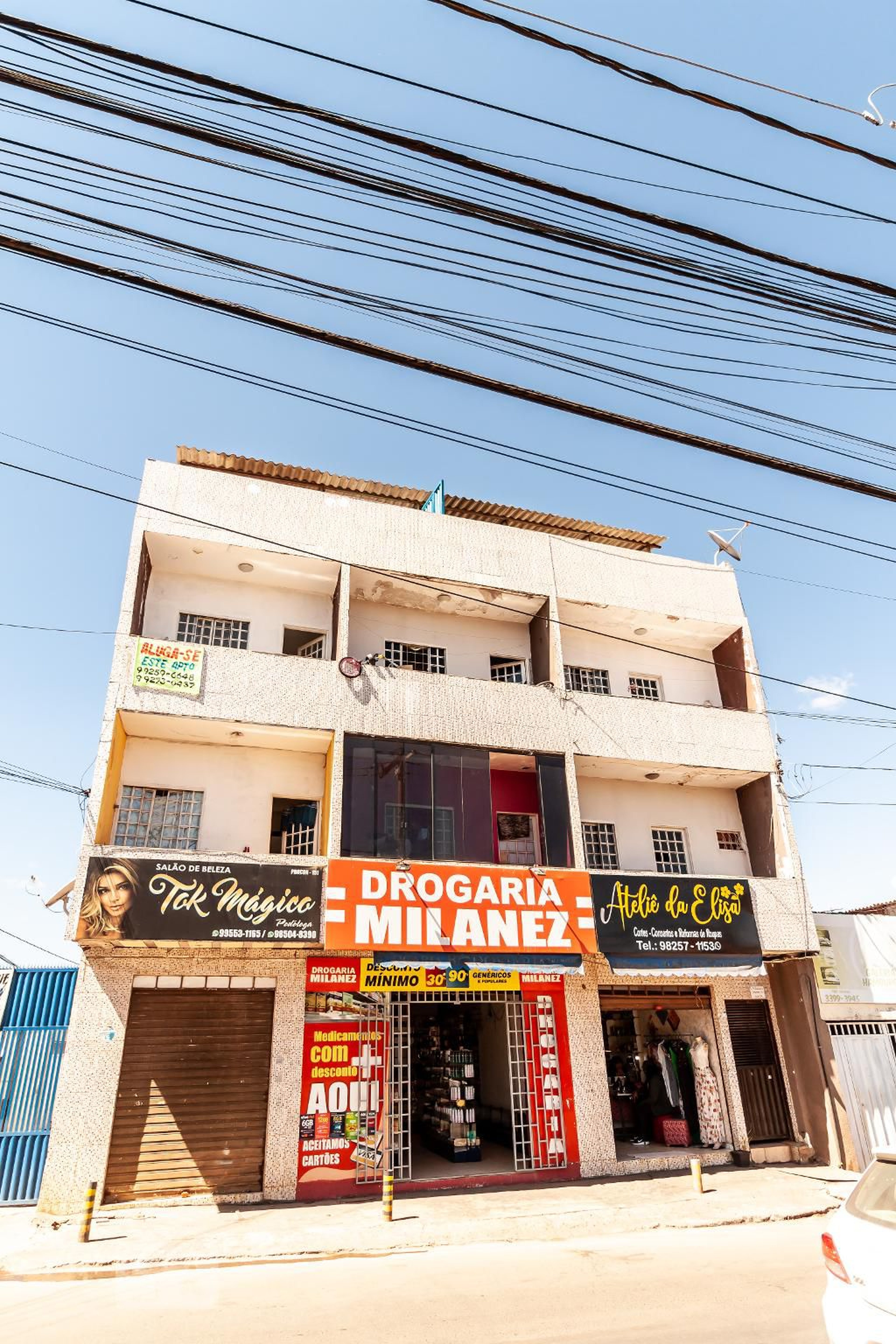 Fachada Condomínio em Avenida Sucupira, lote 01