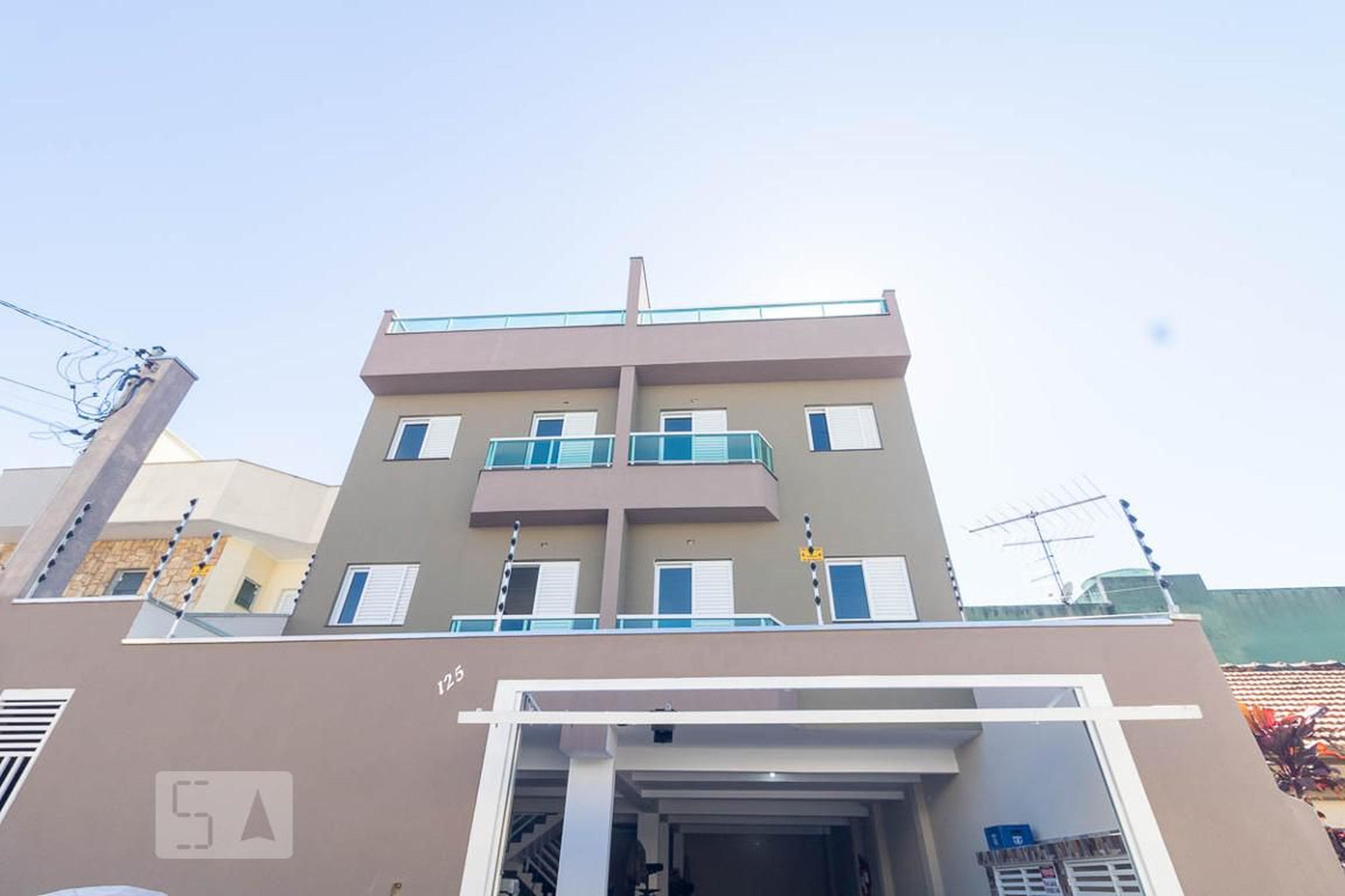 Fachada do Prédio Condomínio em Rua Baependi, 125