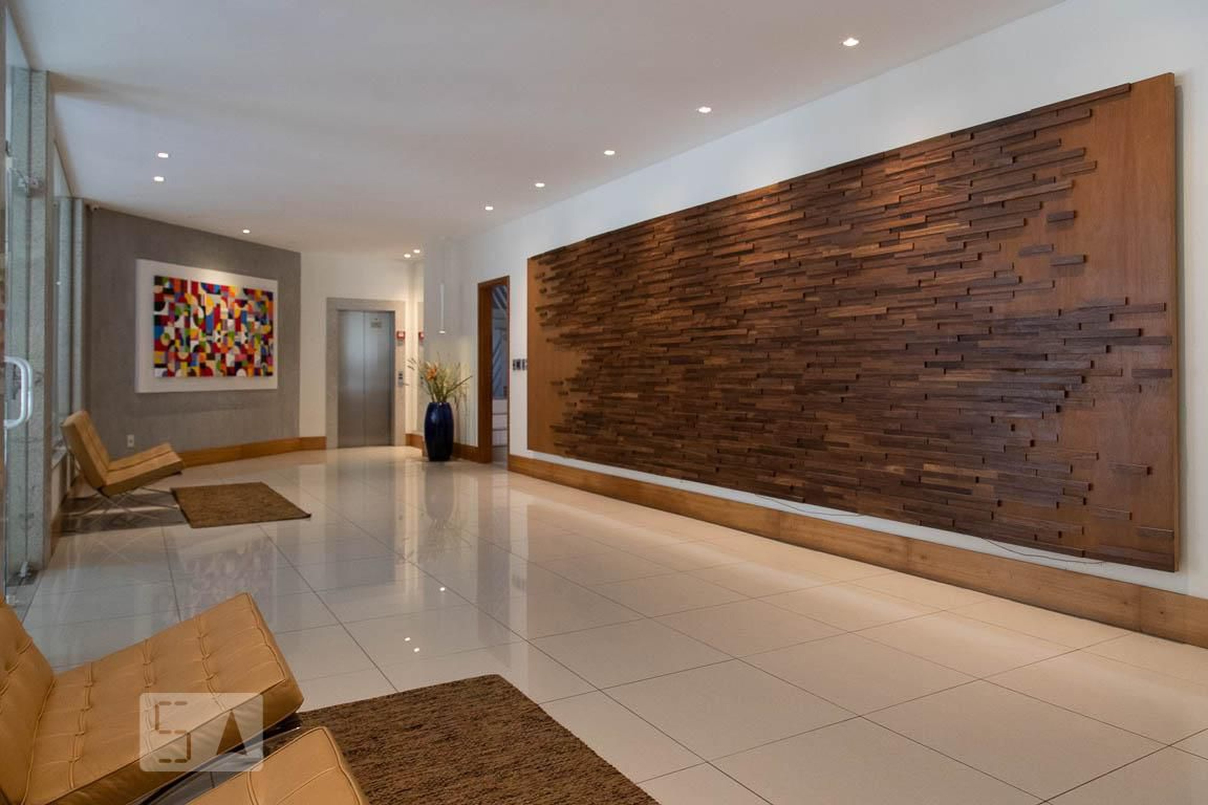 Hall de entrada - Residencial Marapendi