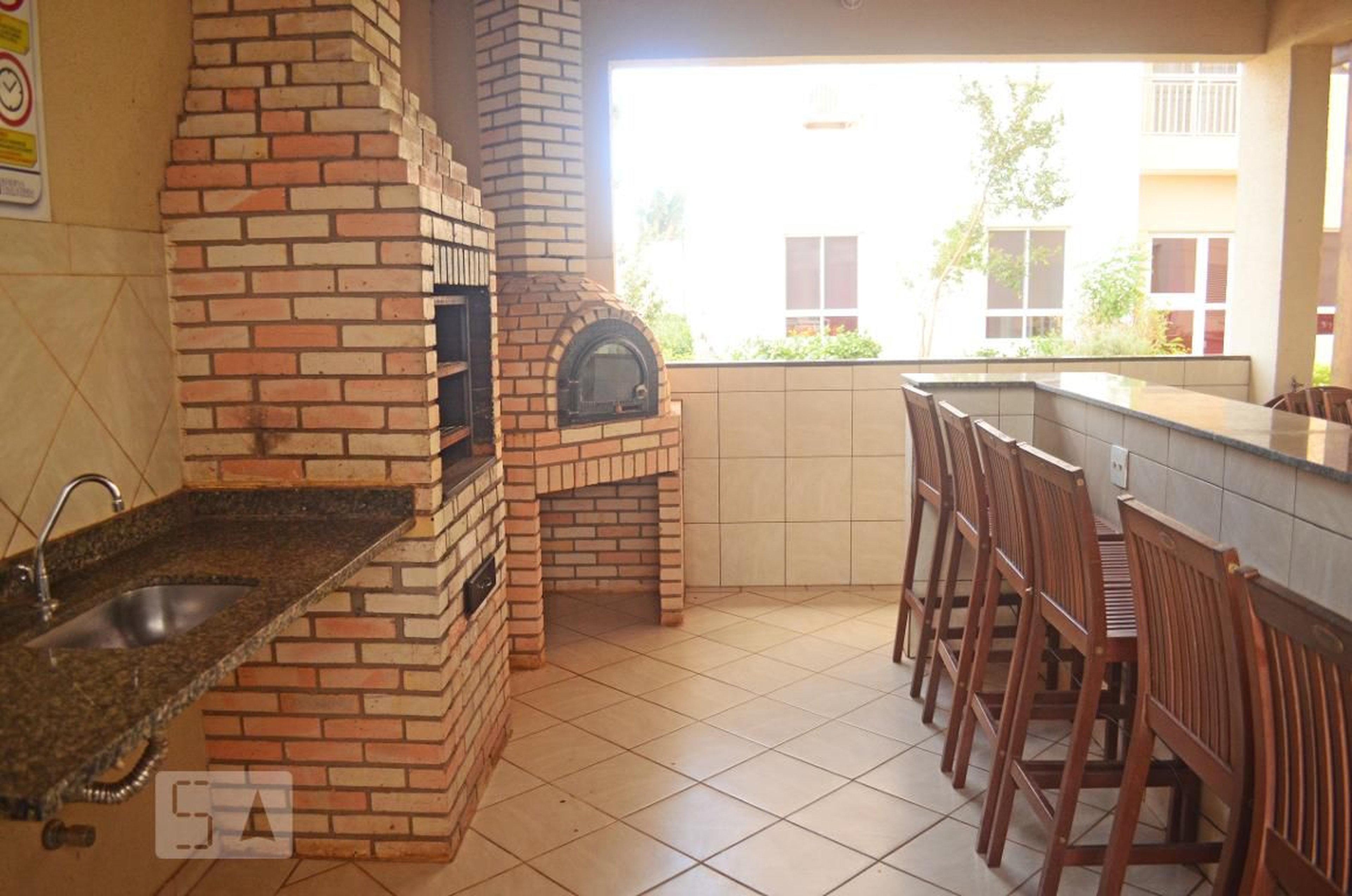 Área comum - Churrasqueira - 