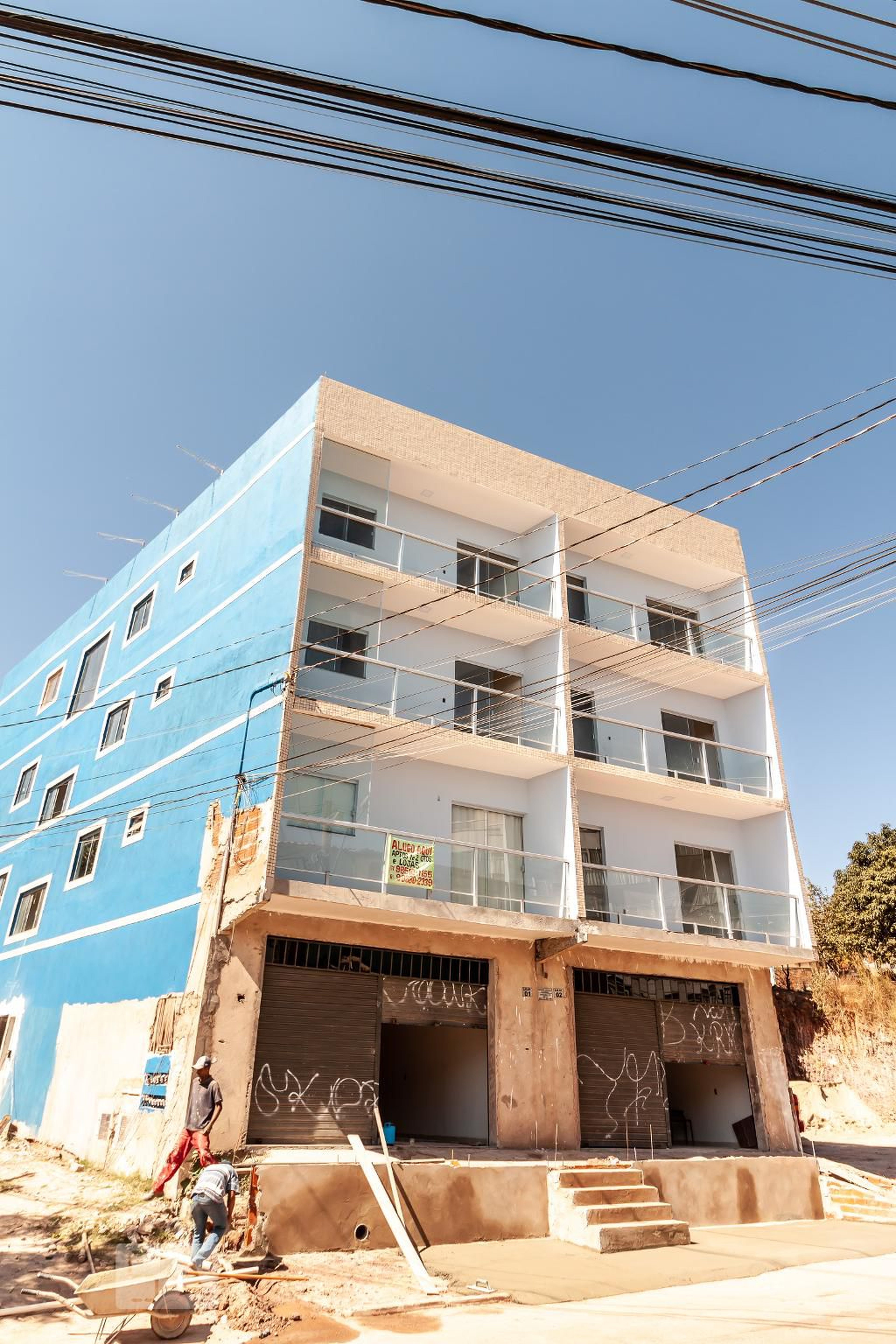 Fachada Condomínio Chácara 116 Prédio Azul