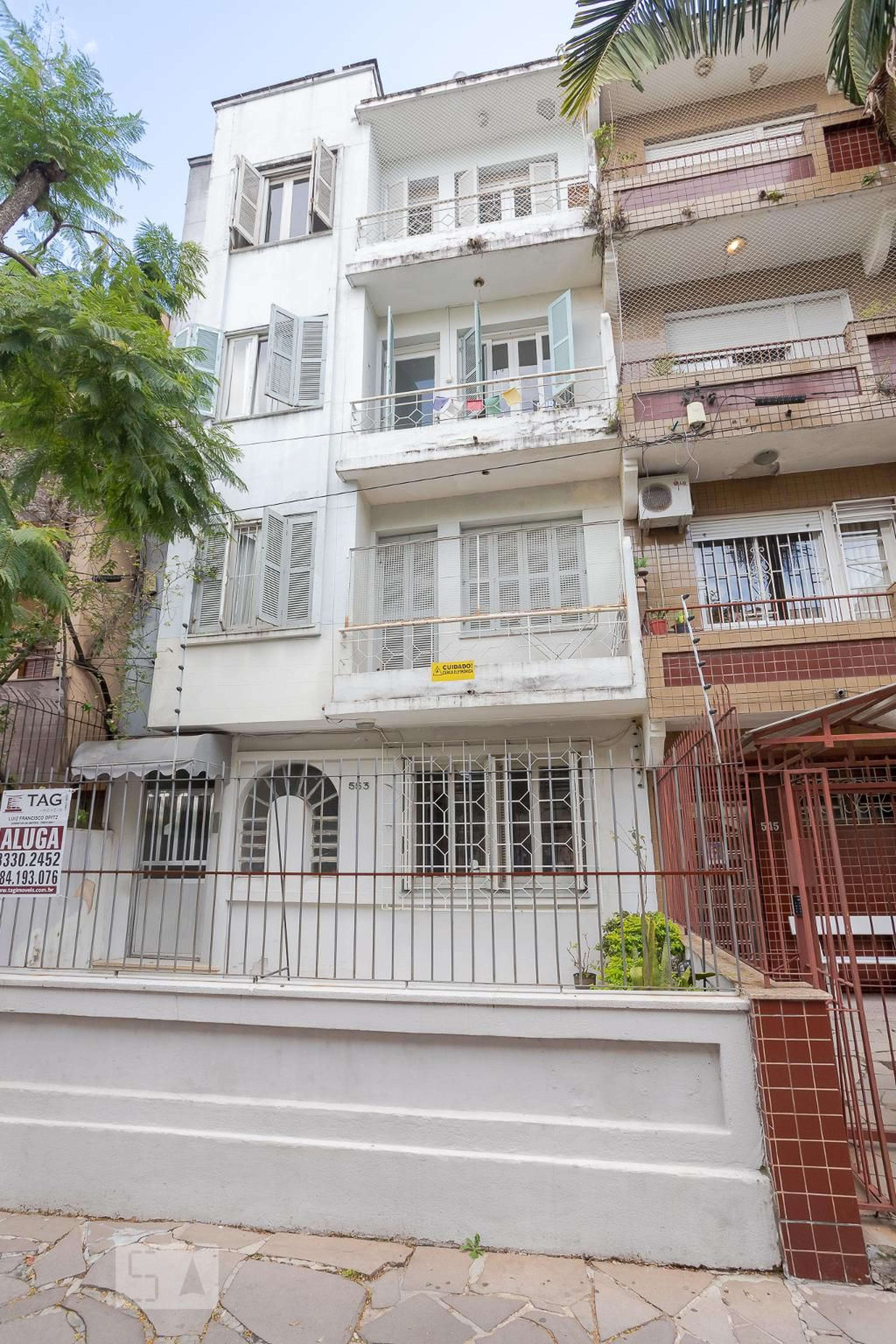 Fachada do Prédio Condomínio em Rua Felipe Camarão, 553