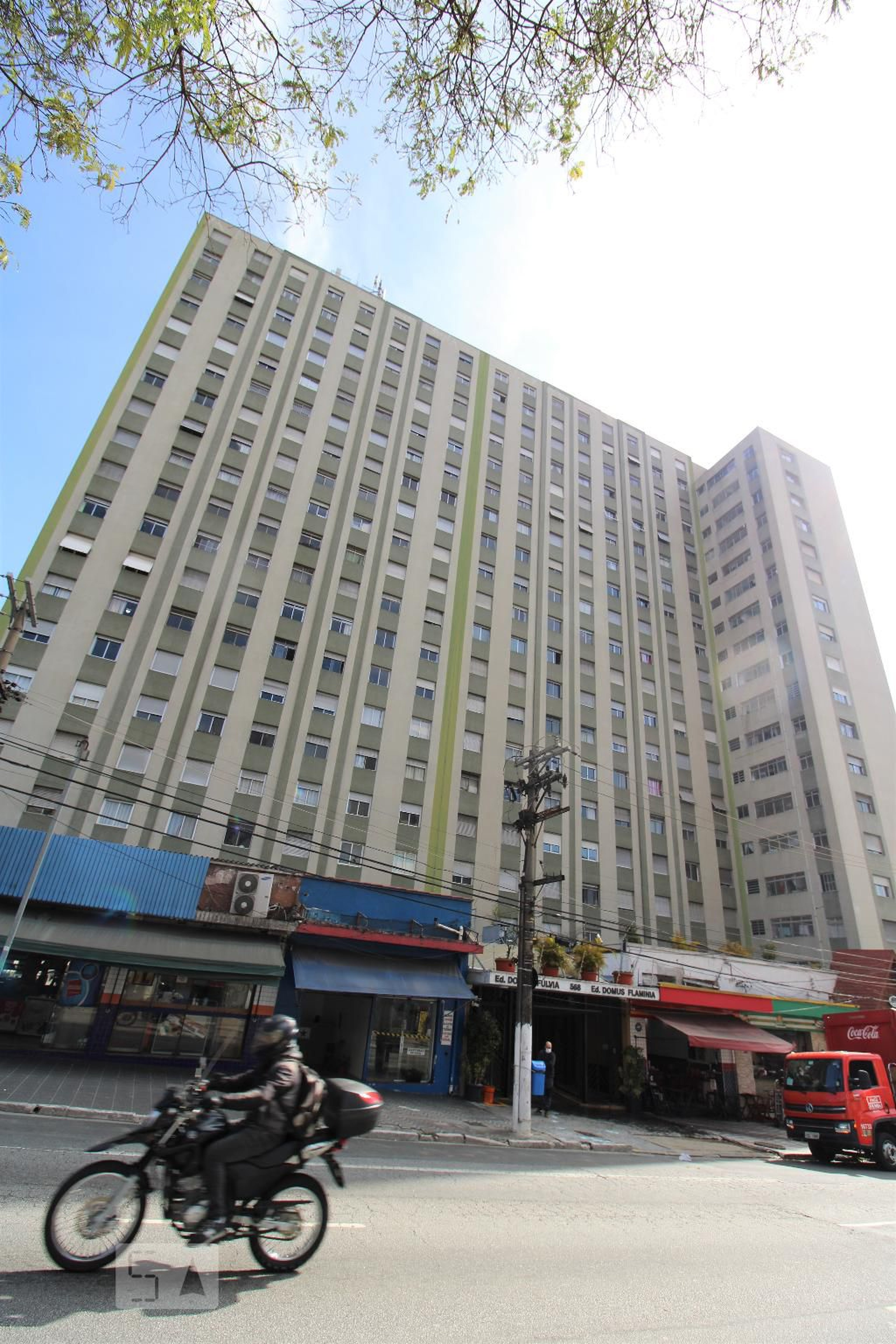 Fachada do prédio Edifício Domus Fulvia e Flaminia
