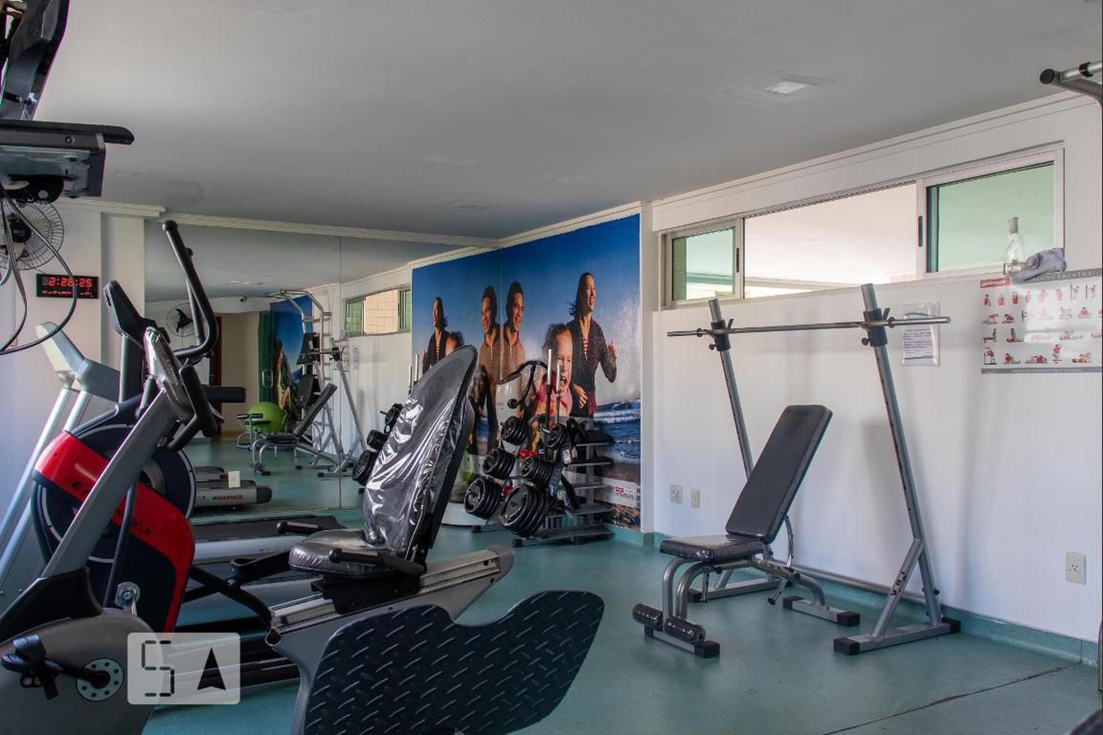 Área comum - Academia - Blend