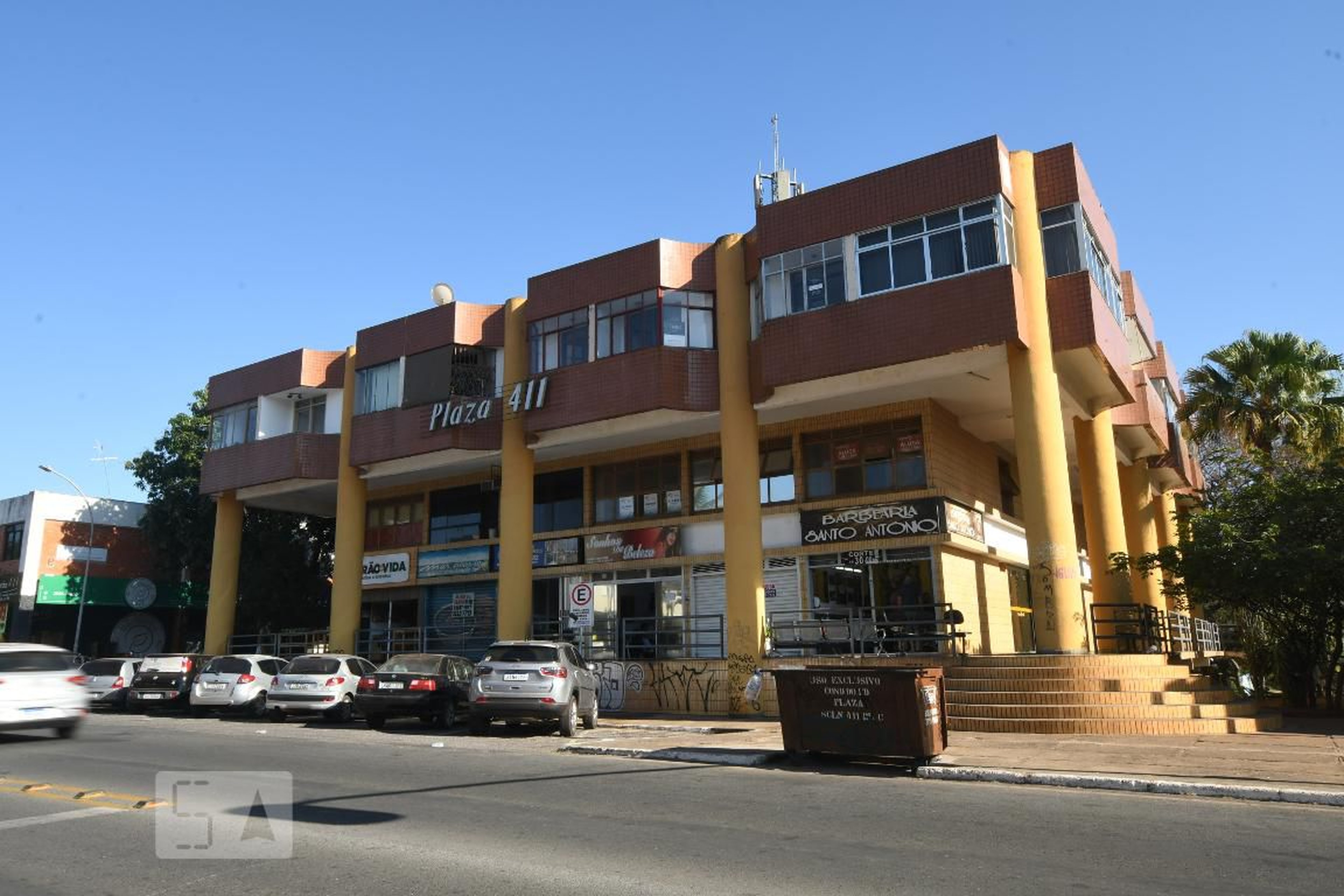 Fachada Condomínio em Scln 411 Bloco C, Entrada 27