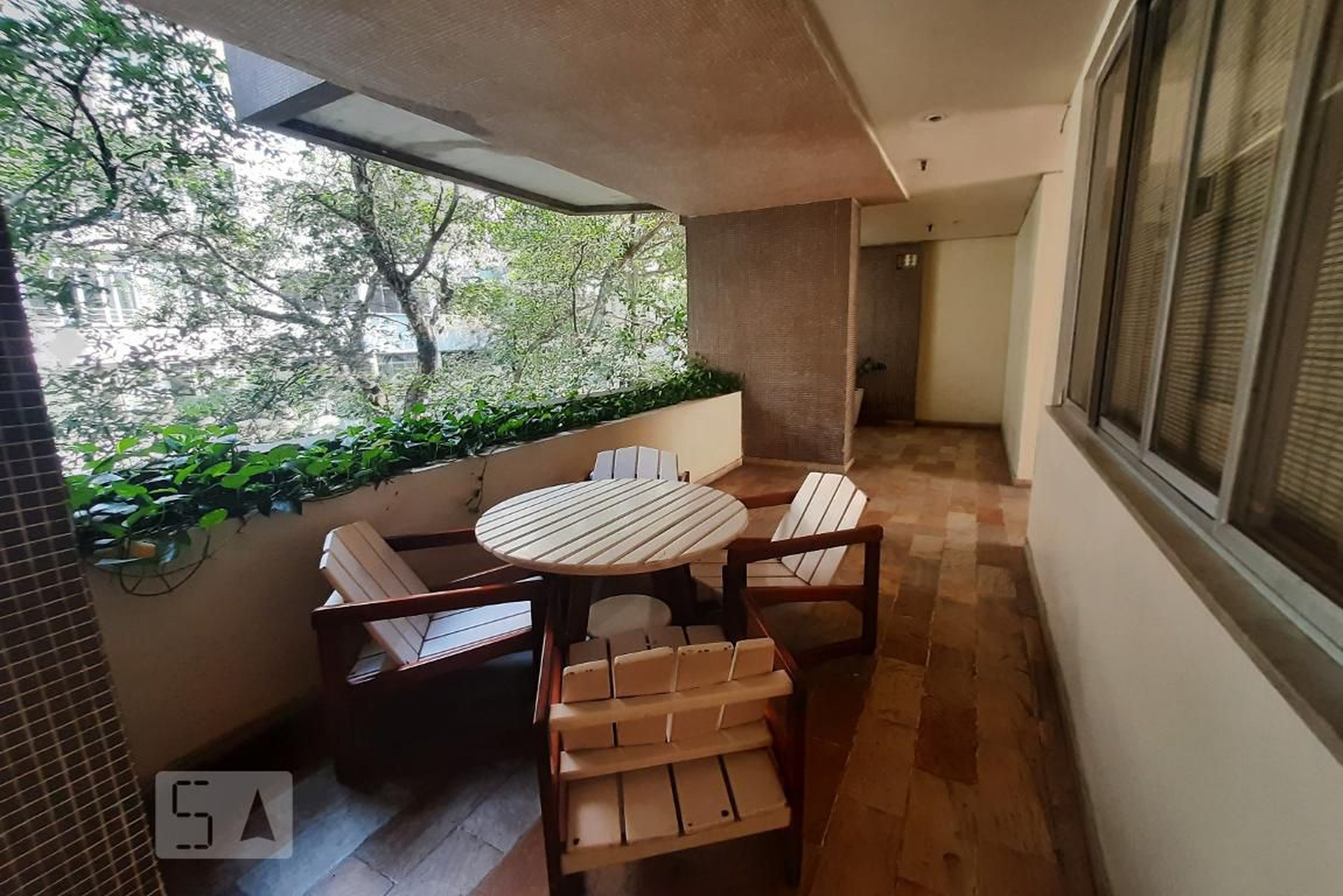 Área comum - Edifício Santa Clara Flat Hotel Residencia