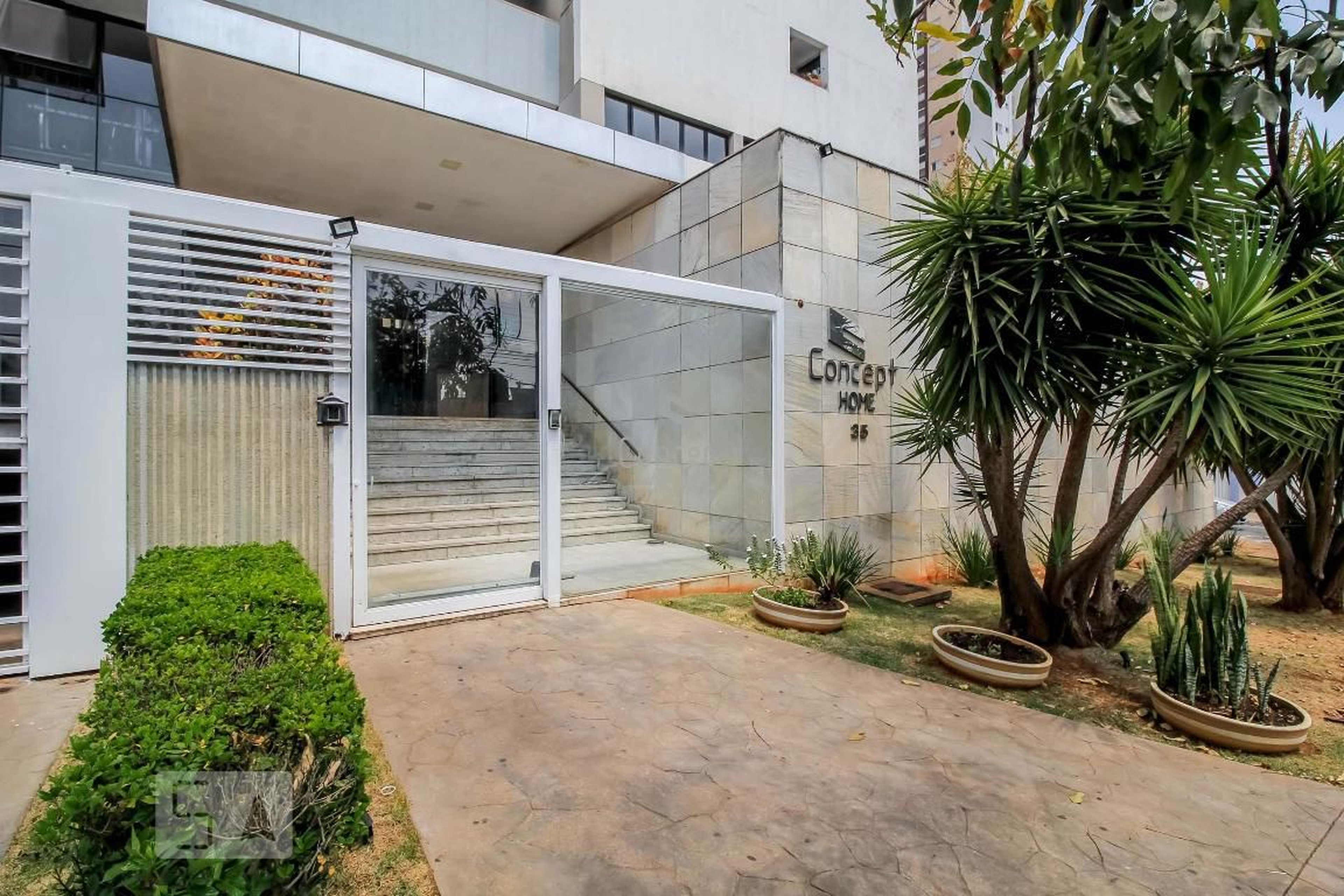 Fachada do Condomínio Condomínio Concept Home