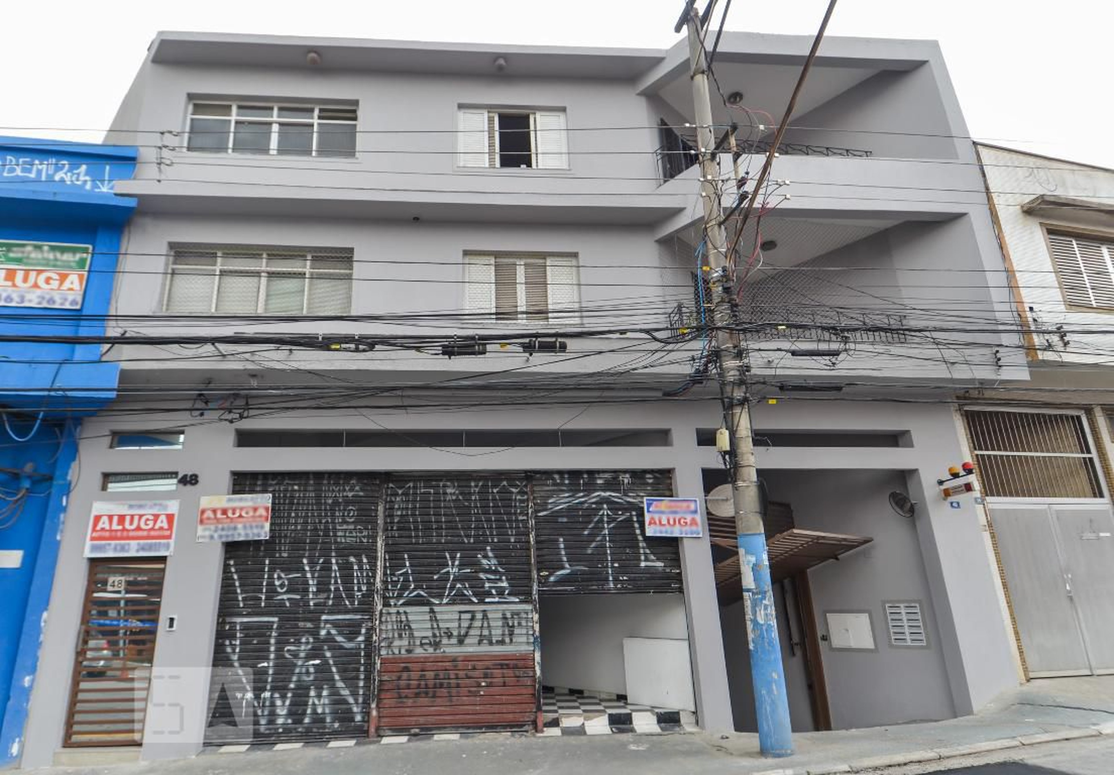 Fachada Condomínio em Rua Benedito Faustino de Morais, 48